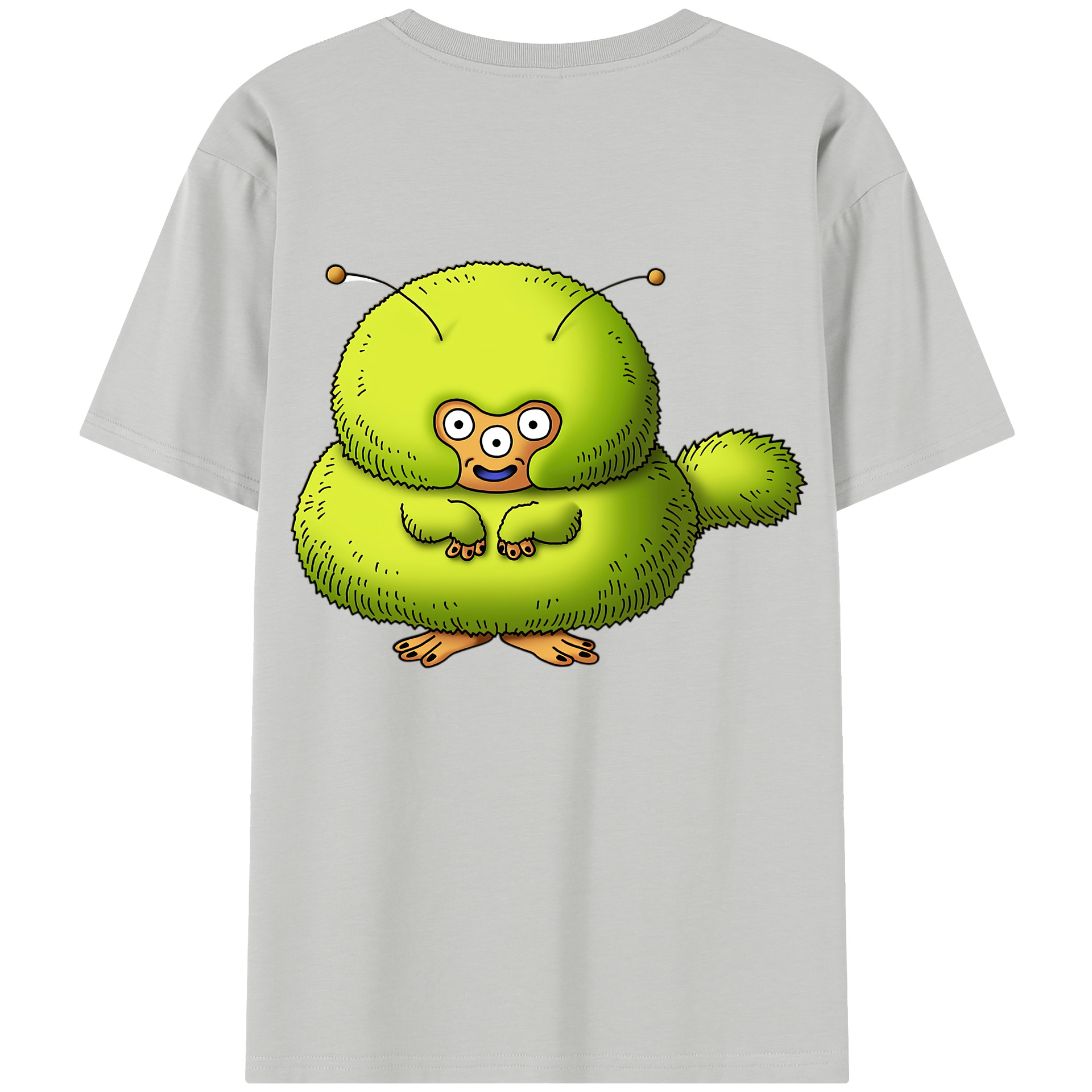 （画像用） ドラゴンクエスト Doragon Kuesuto Dragon Quest 綿100％半袖Tシャツ（背面プリント）