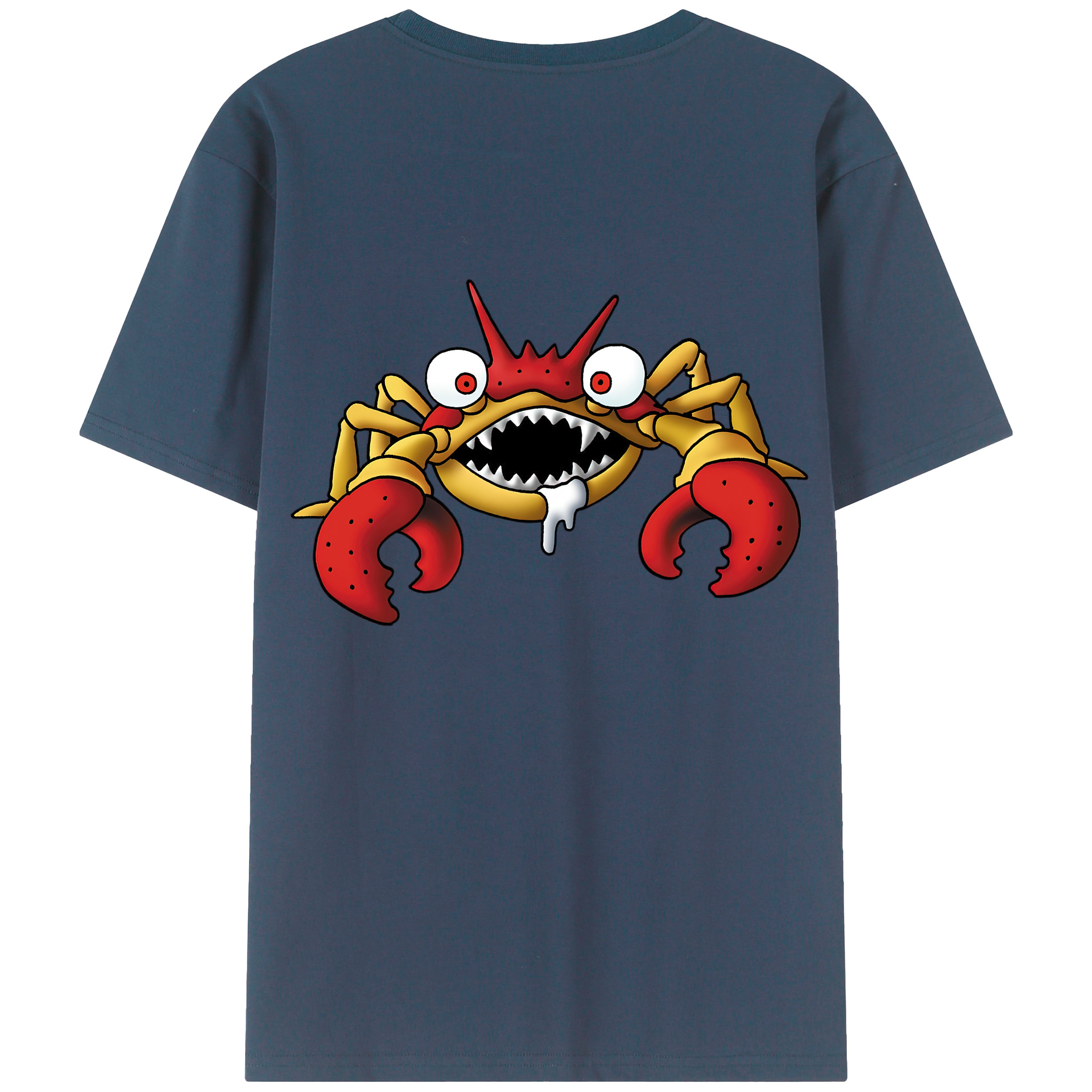 （画像用） ドラゴンクエスト Doragon Kuesuto Dragon Quest 綿100％半袖Tシャツ（背面プリント）