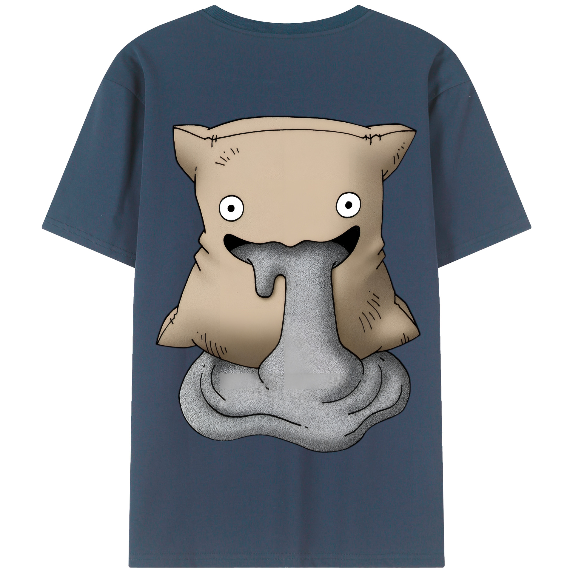 （画像用） ドラゴンクエスト Doragon Kuesuto Dragon Quest 綿100％半袖Tシャツ（背面プリント）