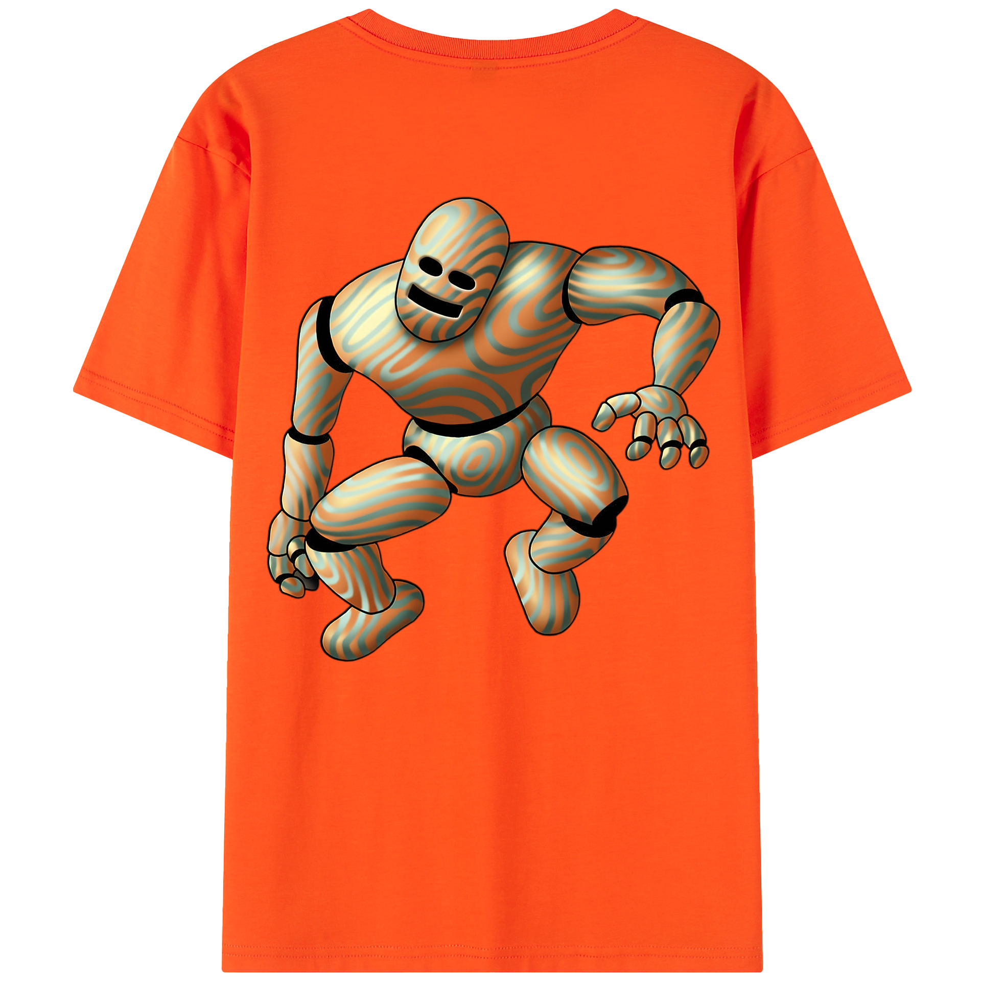 （画像用） ドラゴンクエスト Doragon Kuesuto Dragon Quest 綿100％半袖Tシャツ（背面プリント）