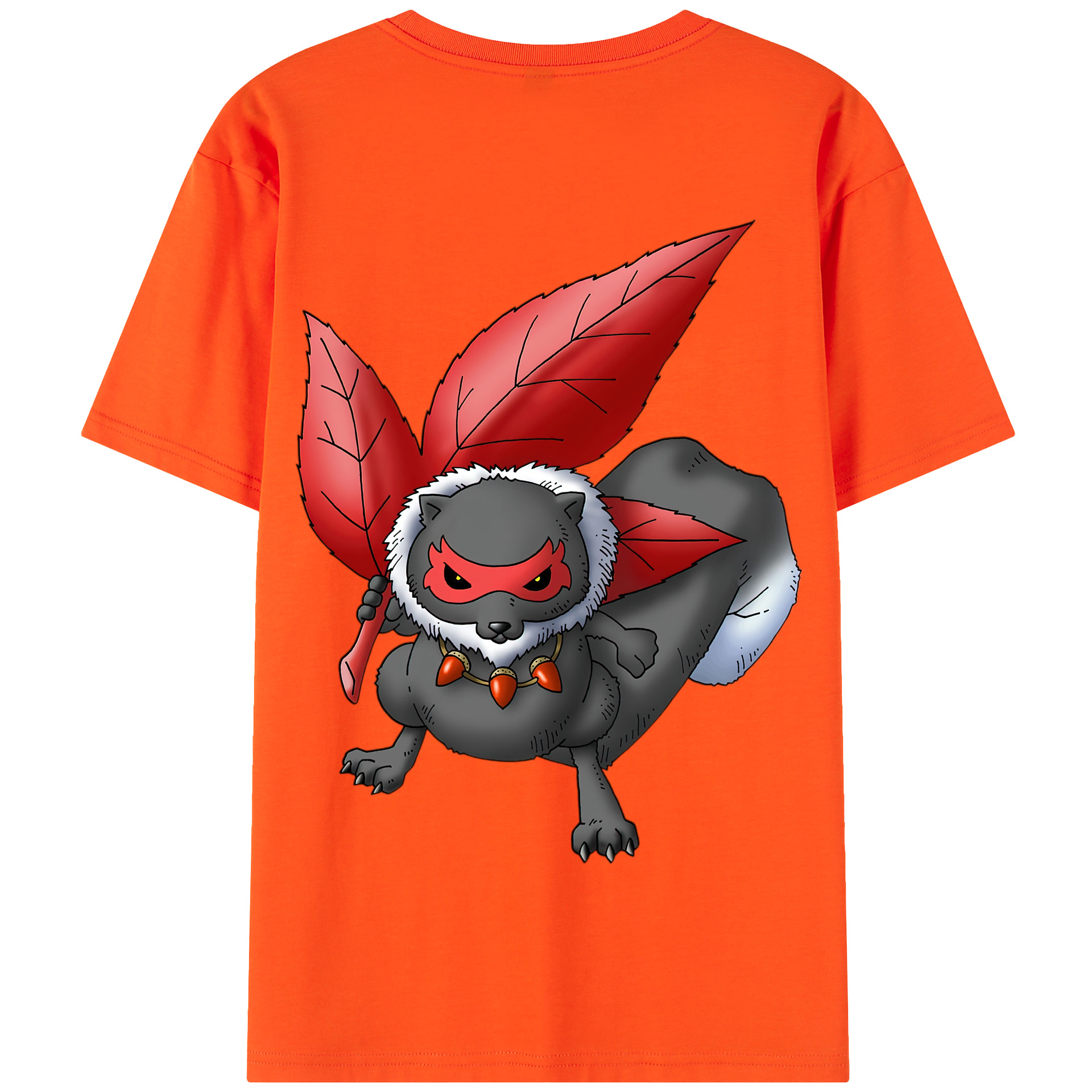 （画像用） ドラゴンクエスト Doragon Kuesuto Dragon Quest 綿100％半袖Tシャツ（背面プリント）