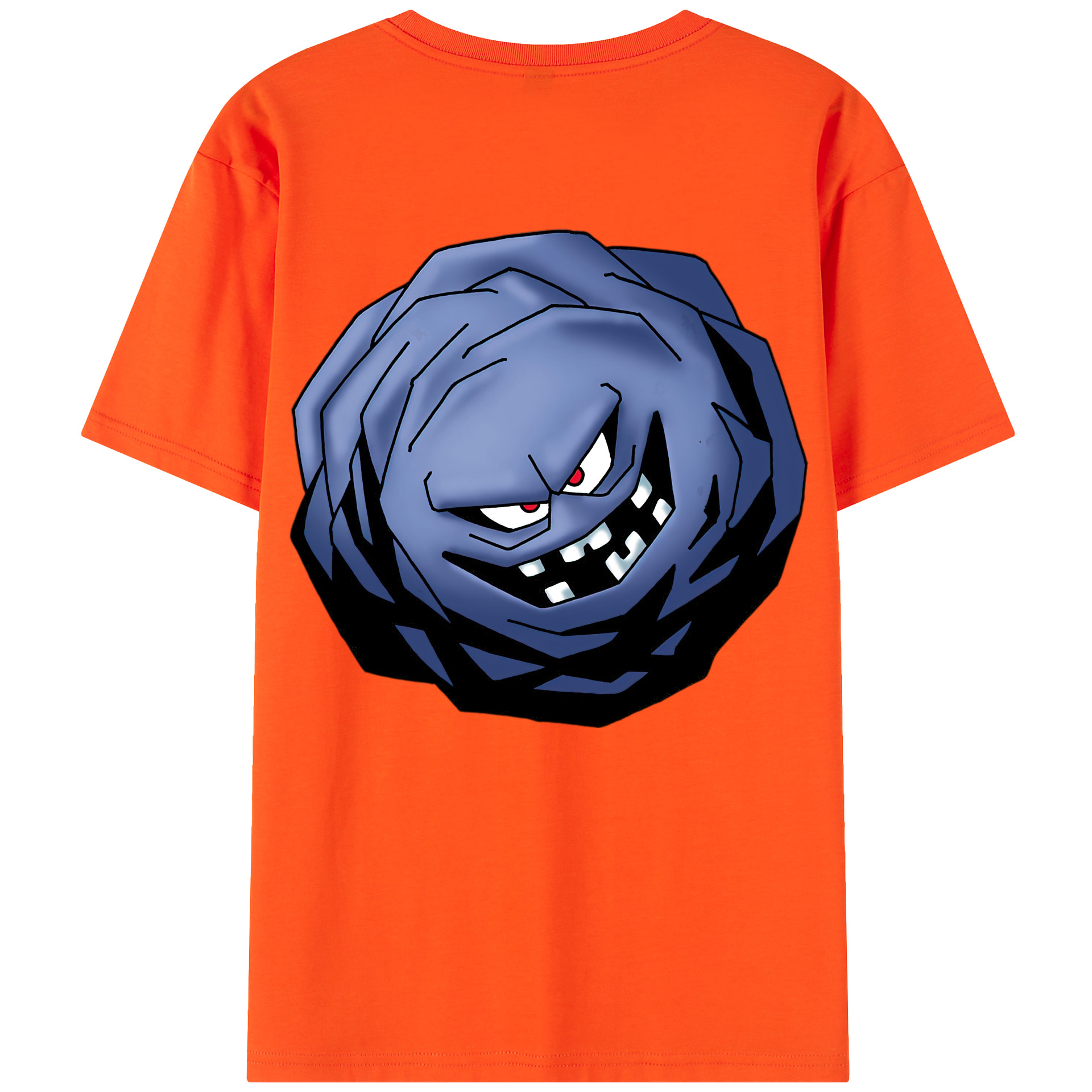 （画像用） ドラゴンクエスト Doragon Kuesuto Dragon Quest 綿100％半袖Tシャツ（背面プリント）