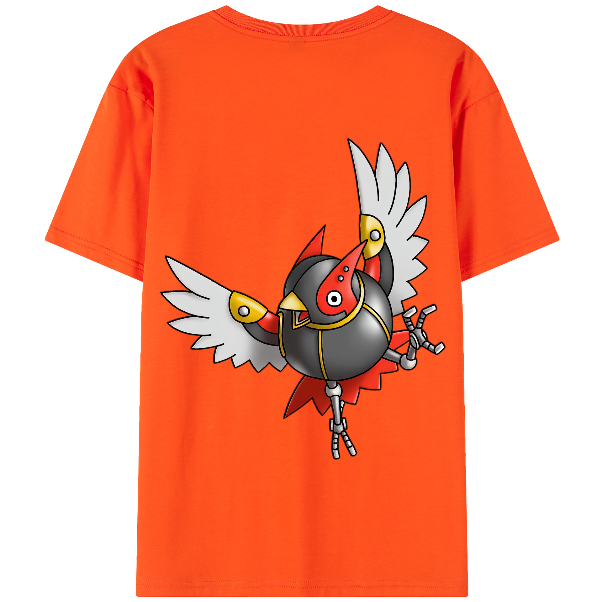 （画像用） ドラゴンクエスト Doragon Kuesuto Dragon Quest 綿100％半袖Tシャツ（背面プリント）