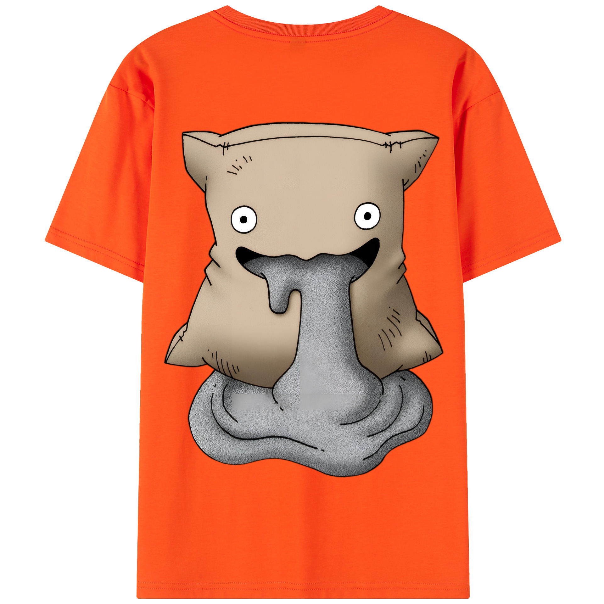 （画像用） ドラゴンクエスト Doragon Kuesuto Dragon Quest 綿100％半袖Tシャツ（背面プリント）