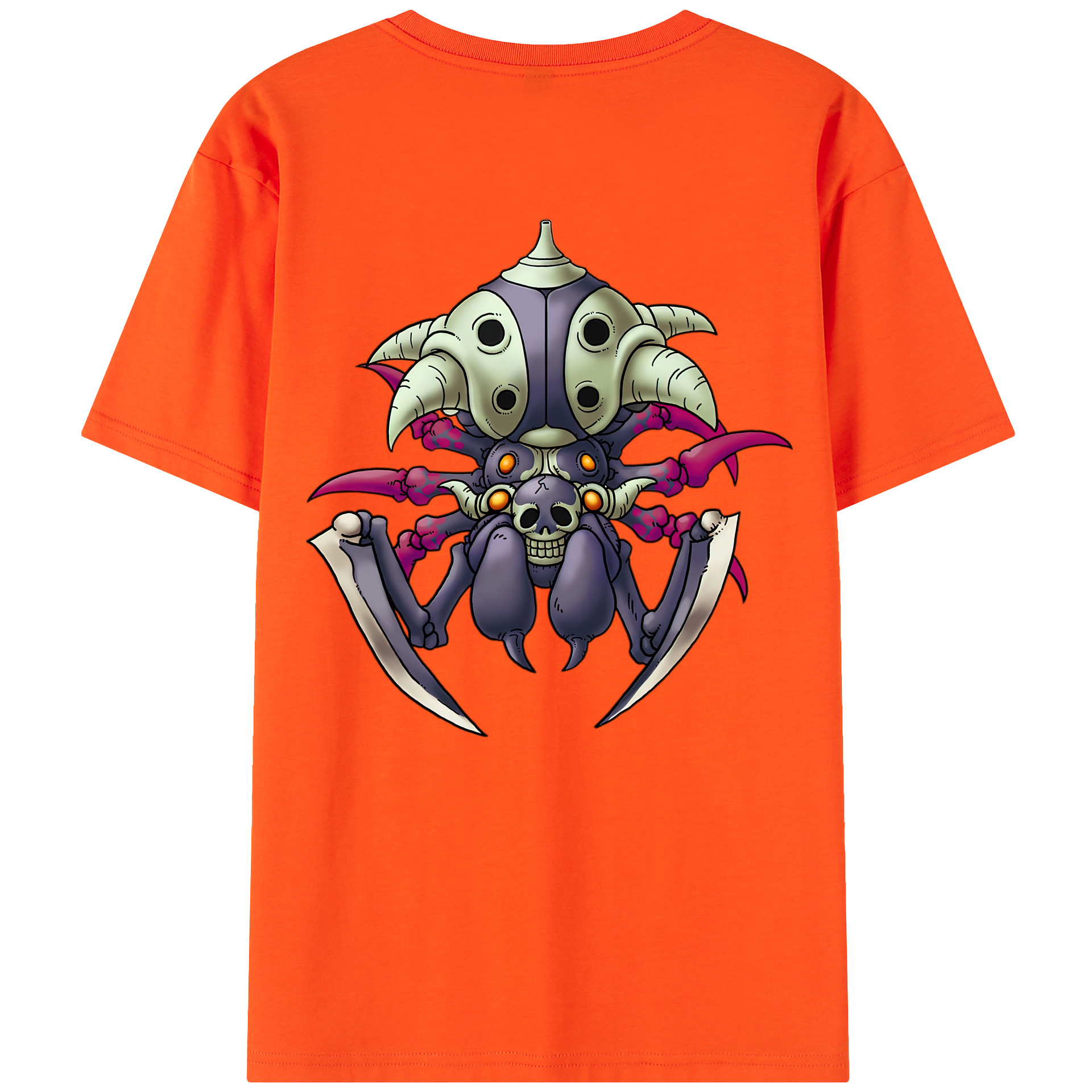 （画像用） ドラゴンクエスト Doragon Kuesuto Dragon Quest 綿100％半袖Tシャツ（背面プリント）