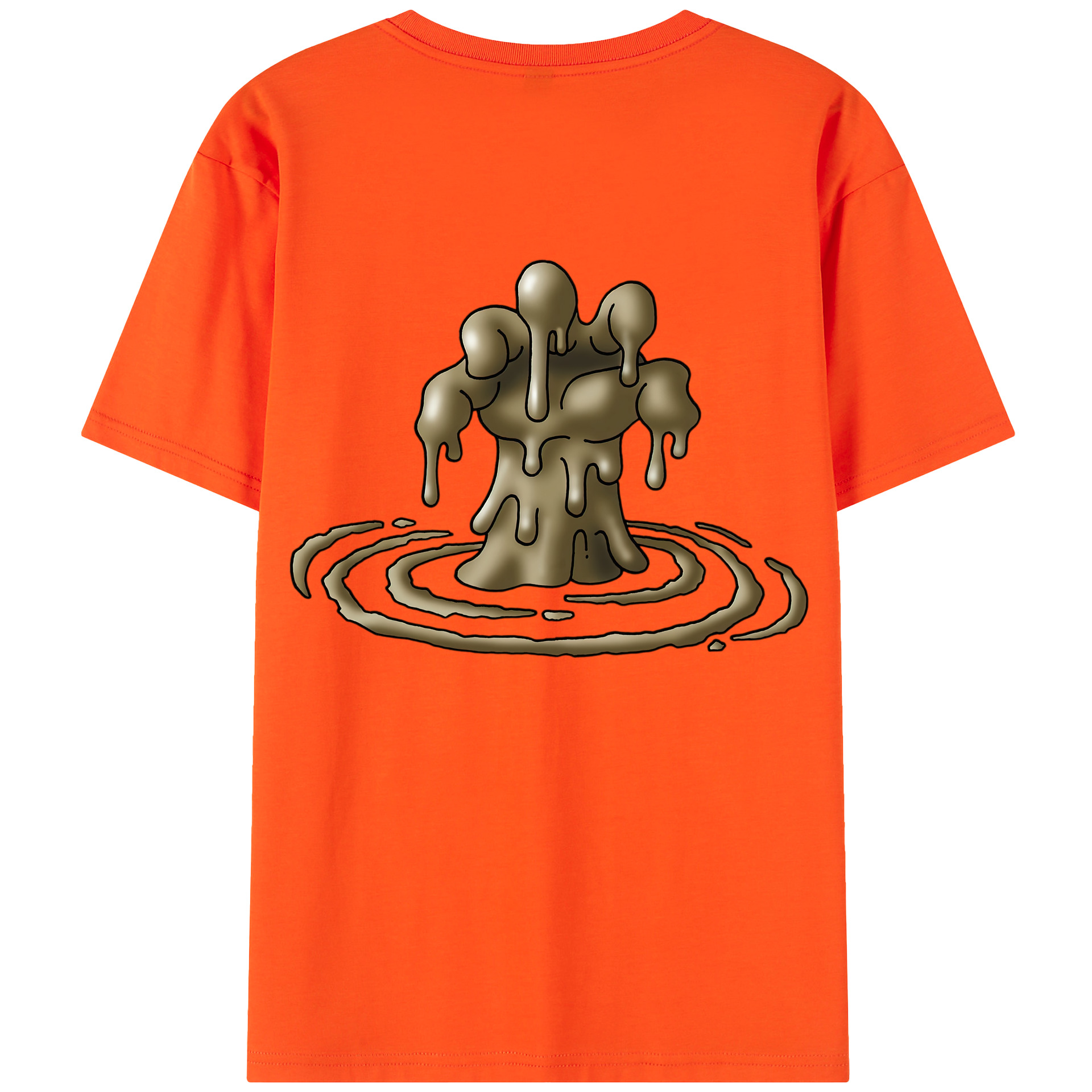 （画像用） ドラゴンクエスト Doragon Kuesuto Dragon Quest 綿100％半袖Tシャツ（背面プリント）