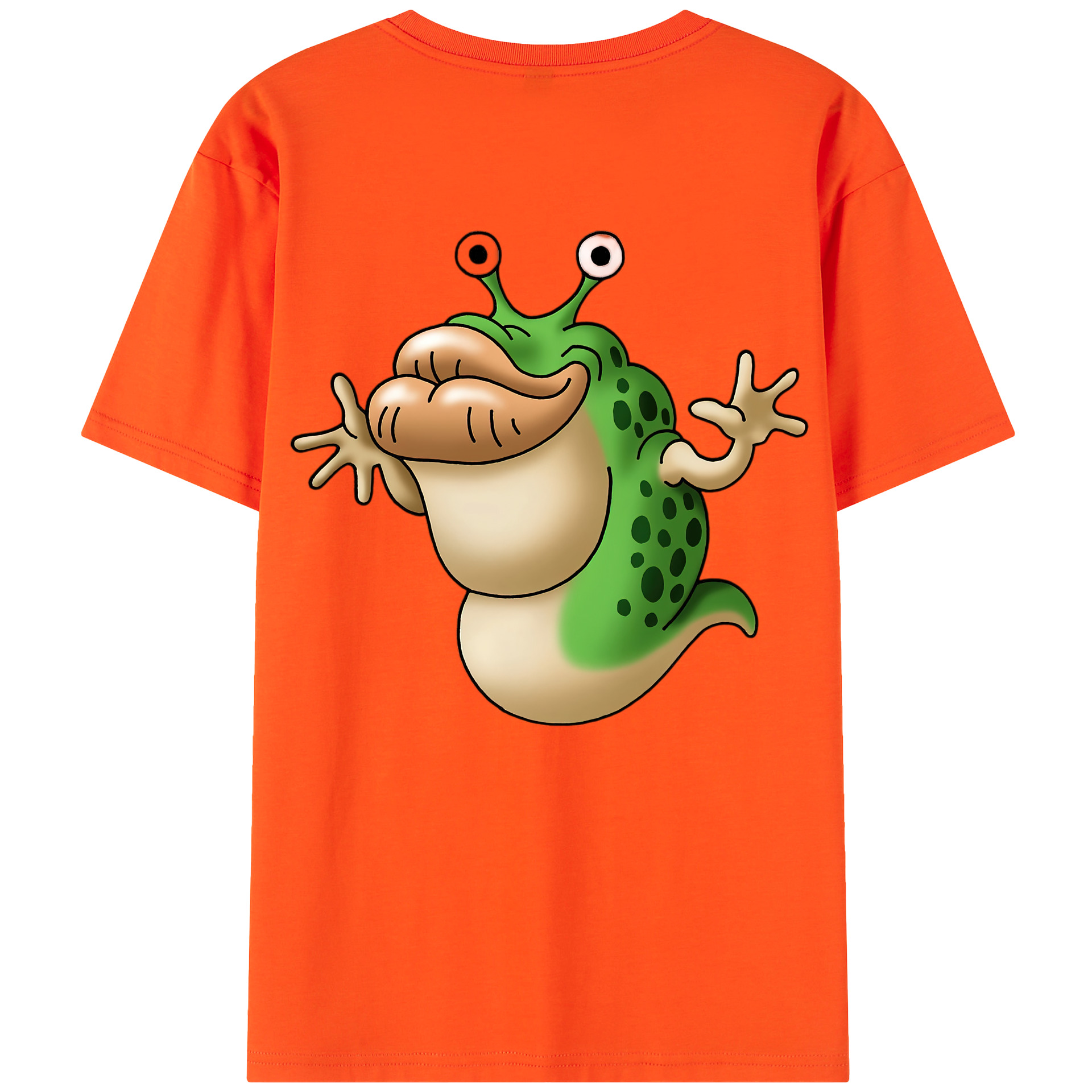 （画像用） ドラゴンクエスト Doragon Kuesuto Dragon Quest 綿100％半袖Tシャツ（背面プリント）