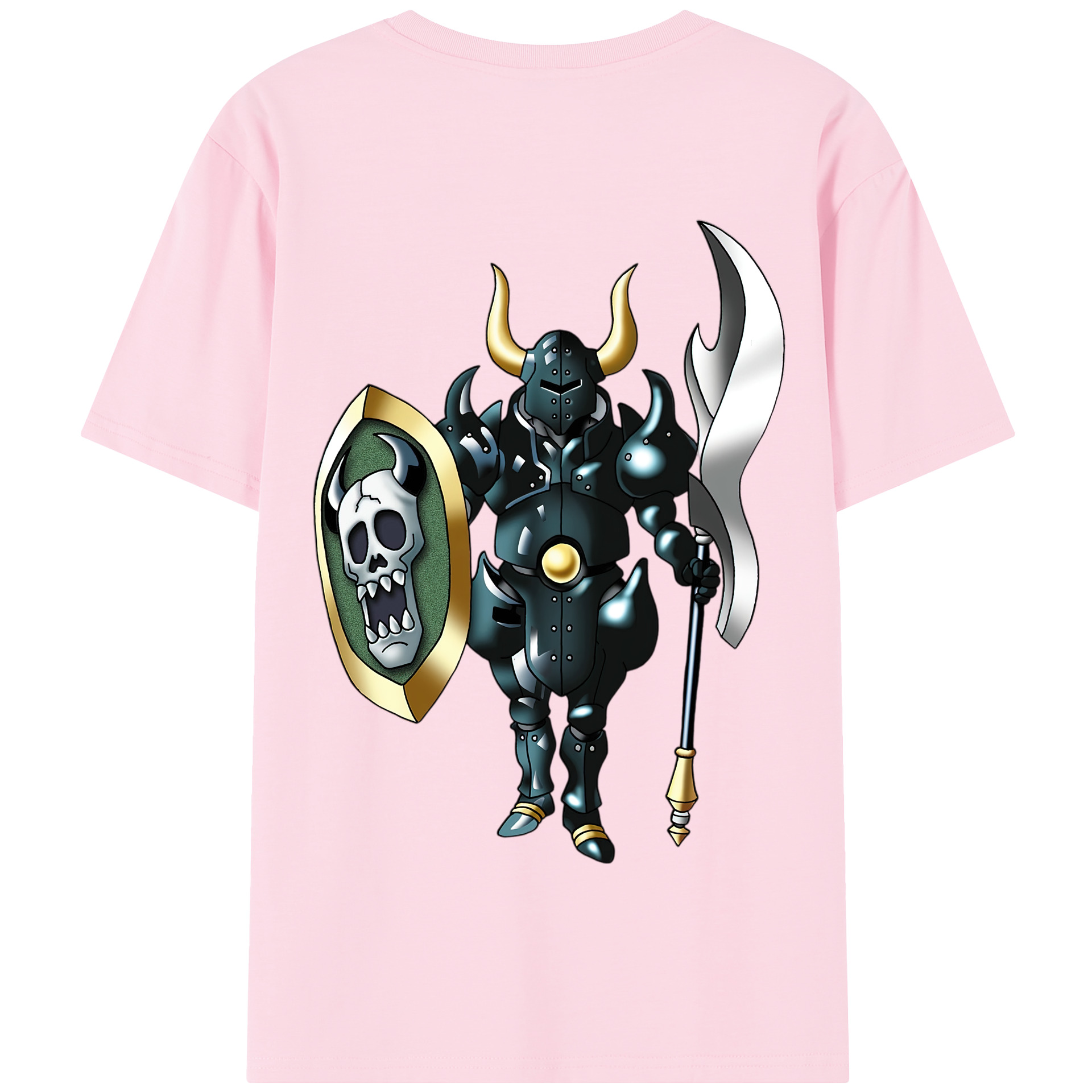 （画像用） ドラゴンクエスト Doragon Kuesuto Dragon Quest 綿100％半袖Tシャツ（背面プリント）