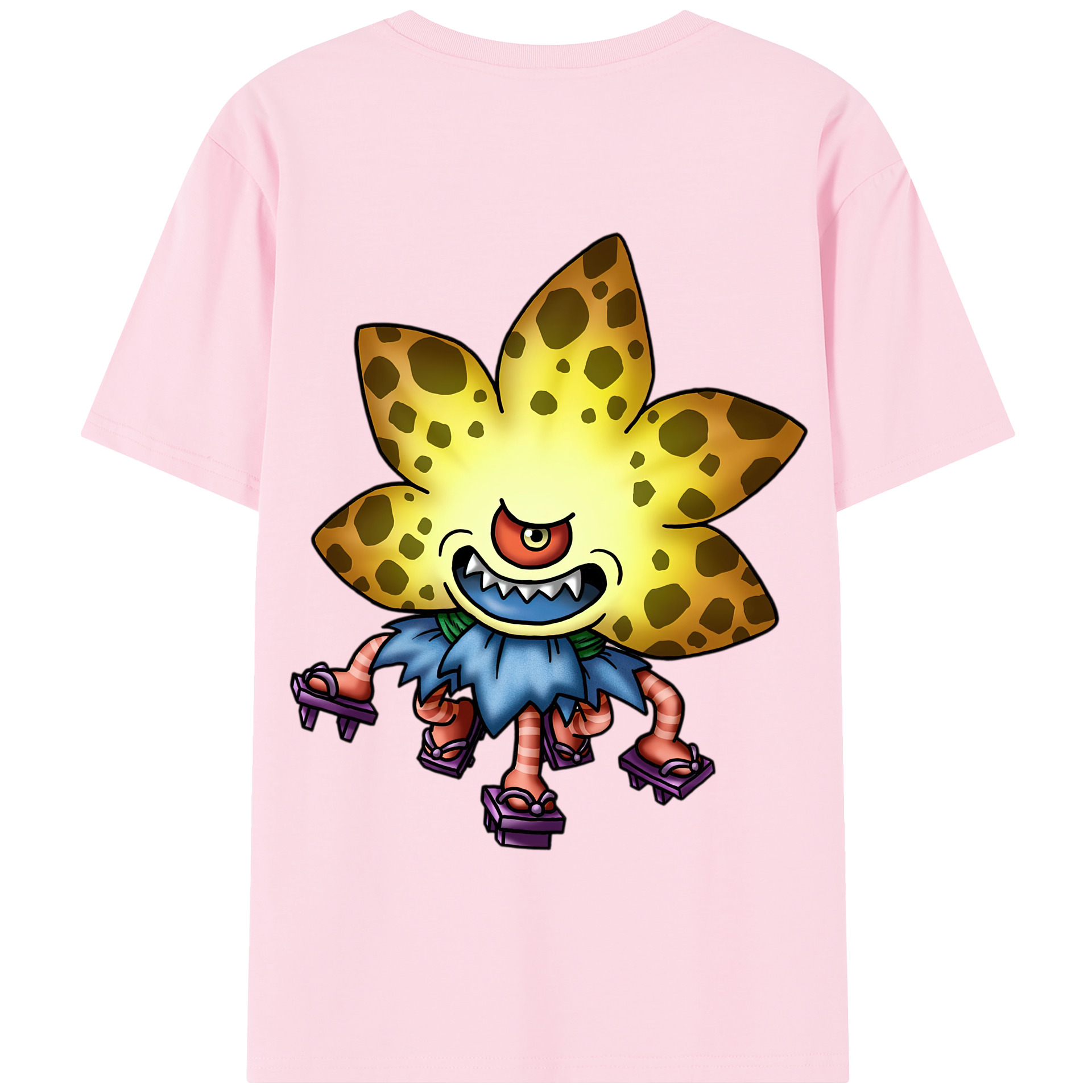 （画像用） ドラゴンクエスト Doragon Kuesuto Dragon Quest 綿100％半袖Tシャツ（背面プリント）