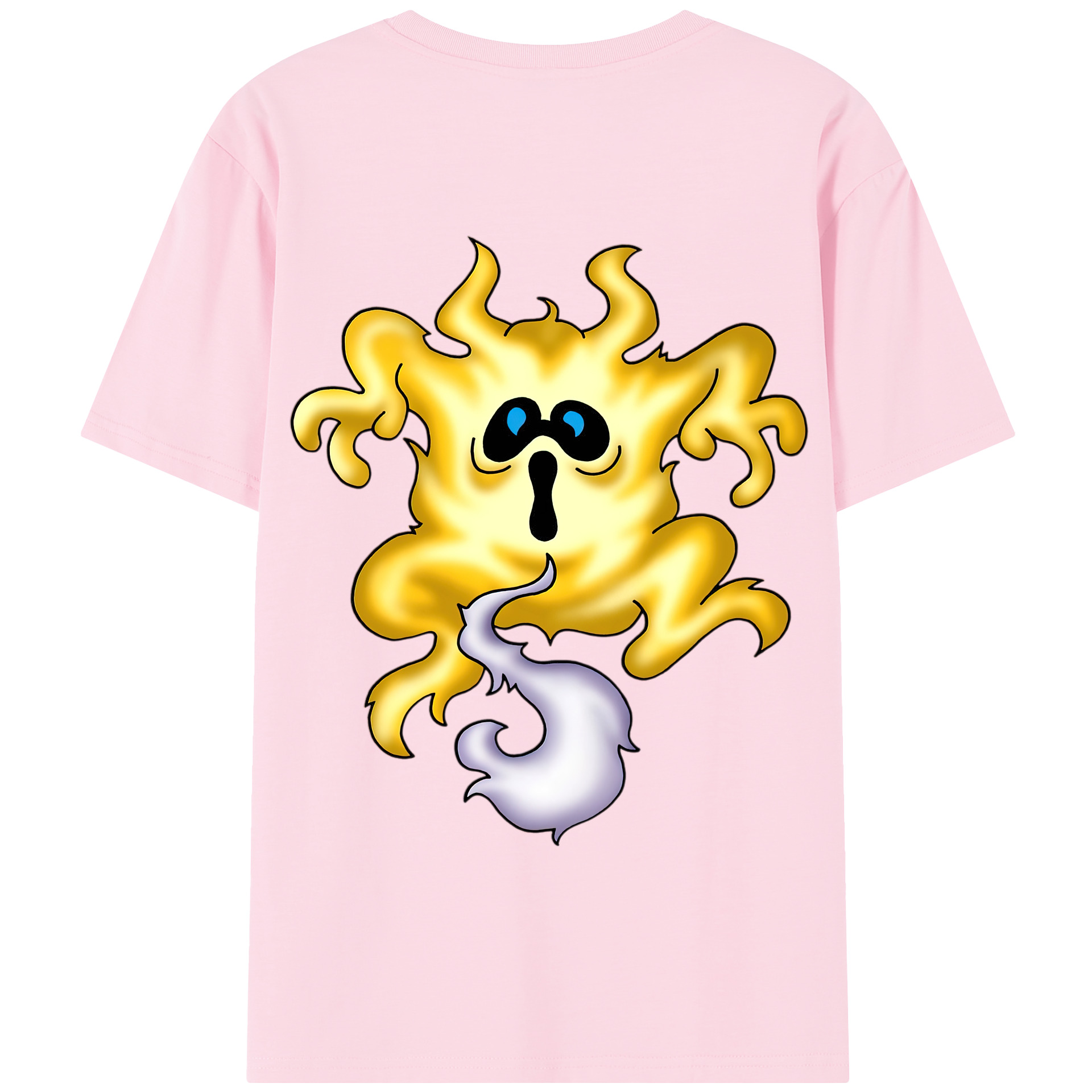 （画像用） ドラゴンクエスト Doragon Kuesuto Dragon Quest 綿100％半袖Tシャツ（背面プリント）
