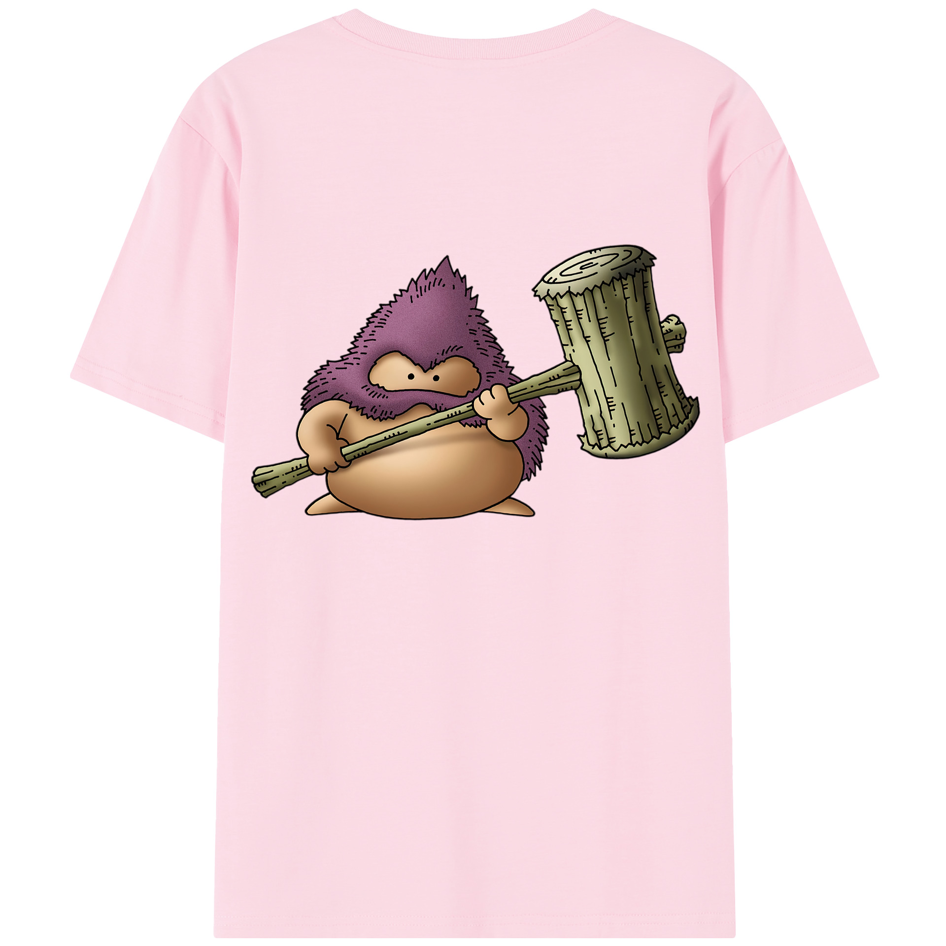 （画像用） ドラゴンクエスト Doragon Kuesuto Dragon Quest 綿100％半袖Tシャツ（背面プリント）