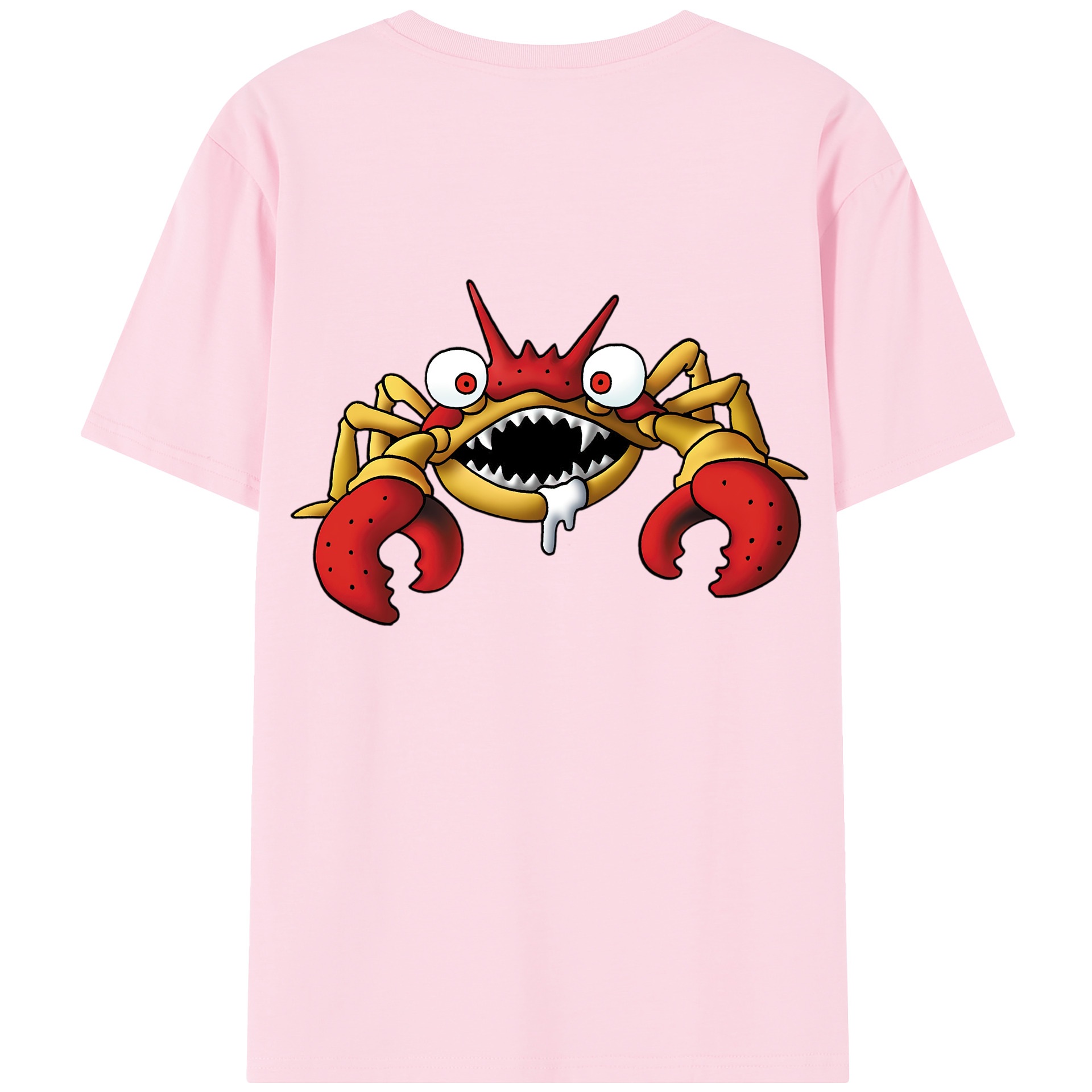 （画像用） ドラゴンクエスト Doragon Kuesuto Dragon Quest 綿100％半袖Tシャツ（背面プリント）