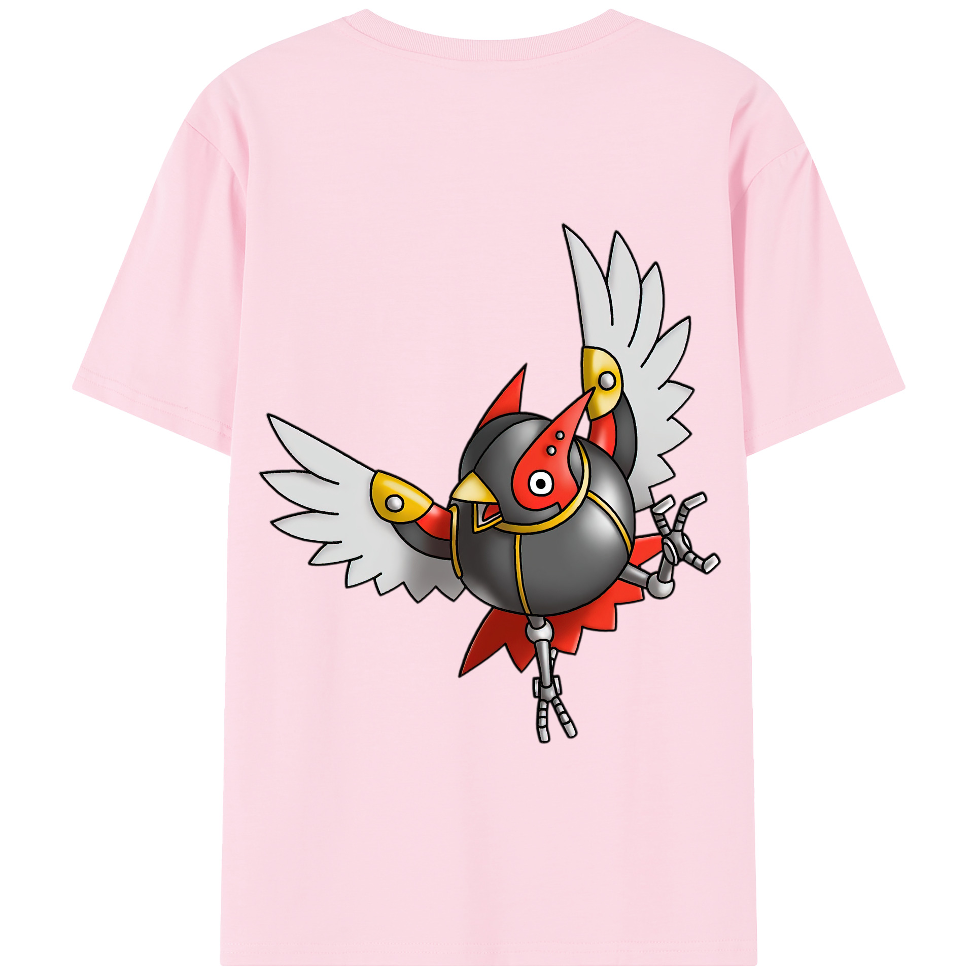 （画像用） ドラゴンクエスト Doragon Kuesuto Dragon Quest 綿100％半袖Tシャツ（背面プリント）