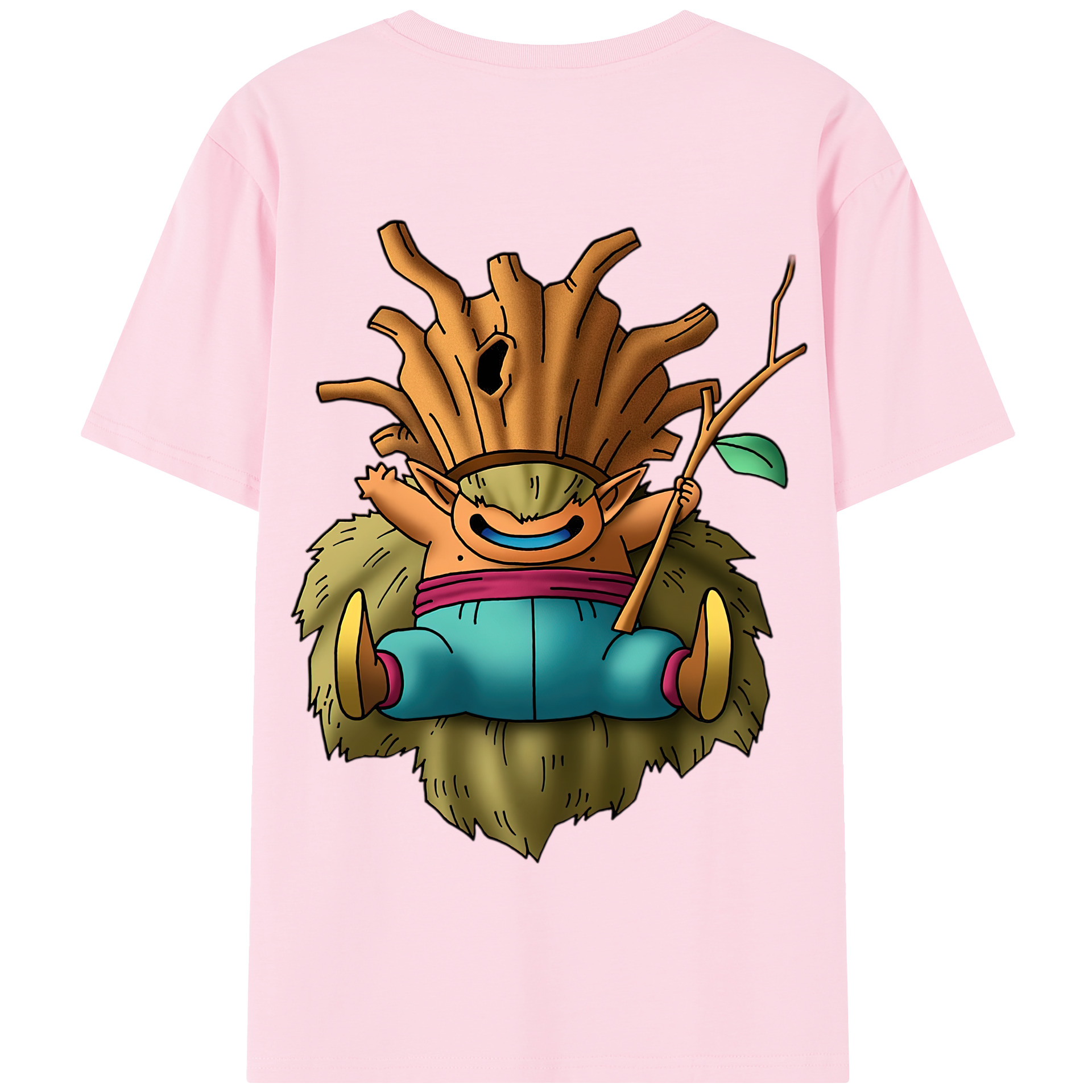 （画像用） ドラゴンクエスト Doragon Kuesuto Dragon Quest 綿100％半袖Tシャツ（背面プリント）