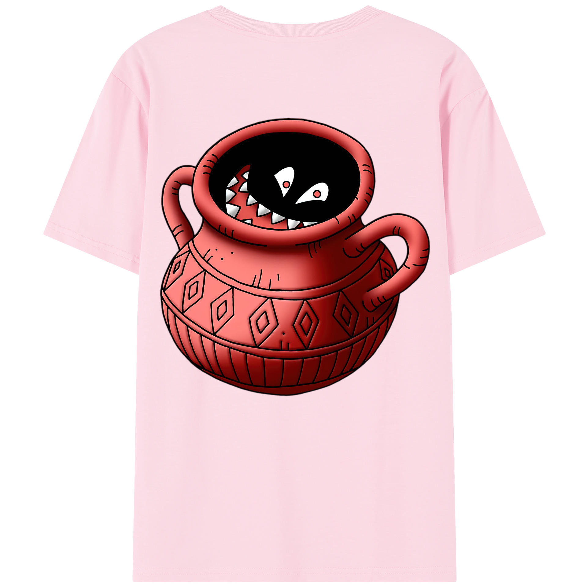 （画像用） ドラゴンクエスト Doragon Kuesuto Dragon Quest 綿100％半袖Tシャツ（背面プリント）