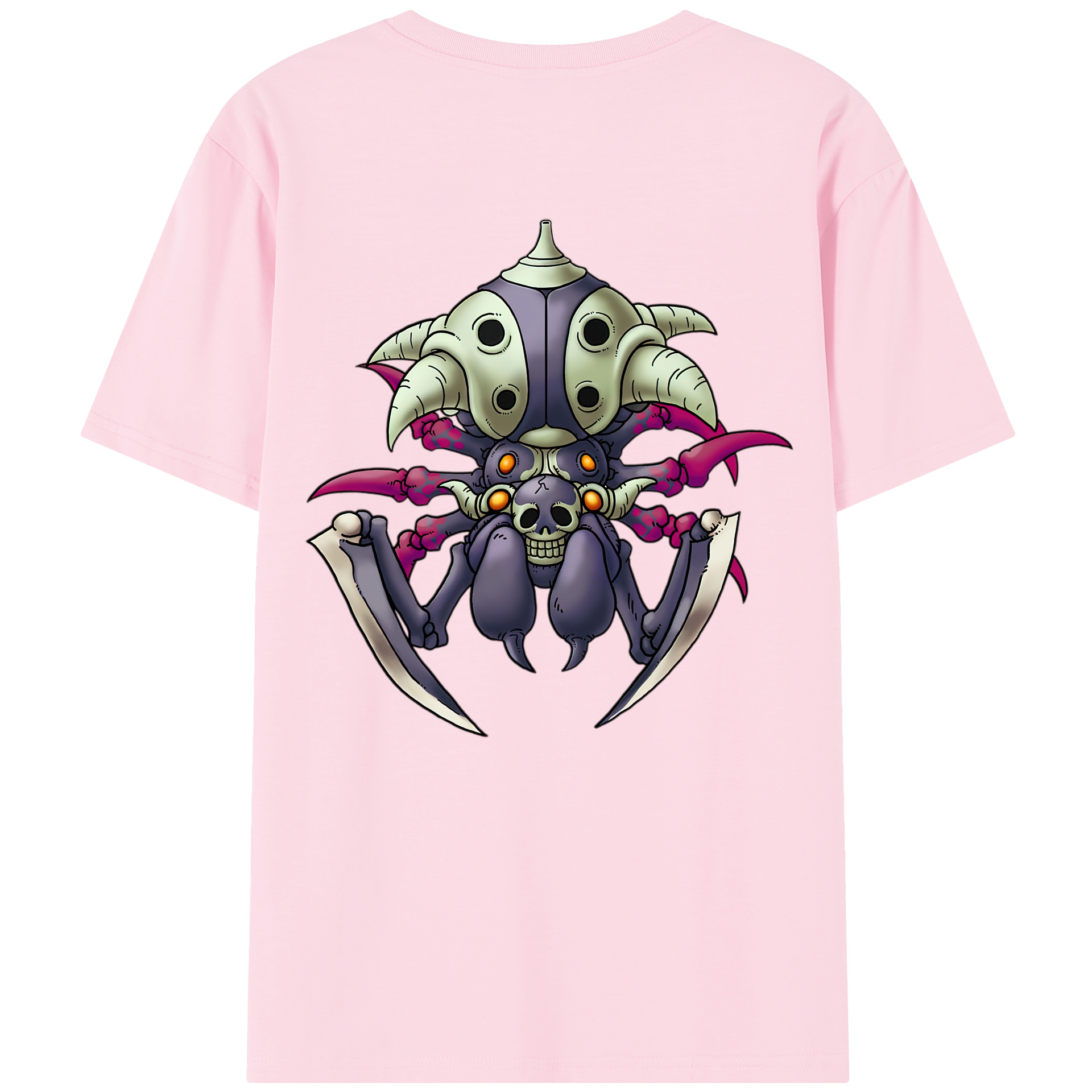 （画像用） ドラゴンクエスト Doragon Kuesuto Dragon Quest 綿100％半袖Tシャツ（背面プリント）
