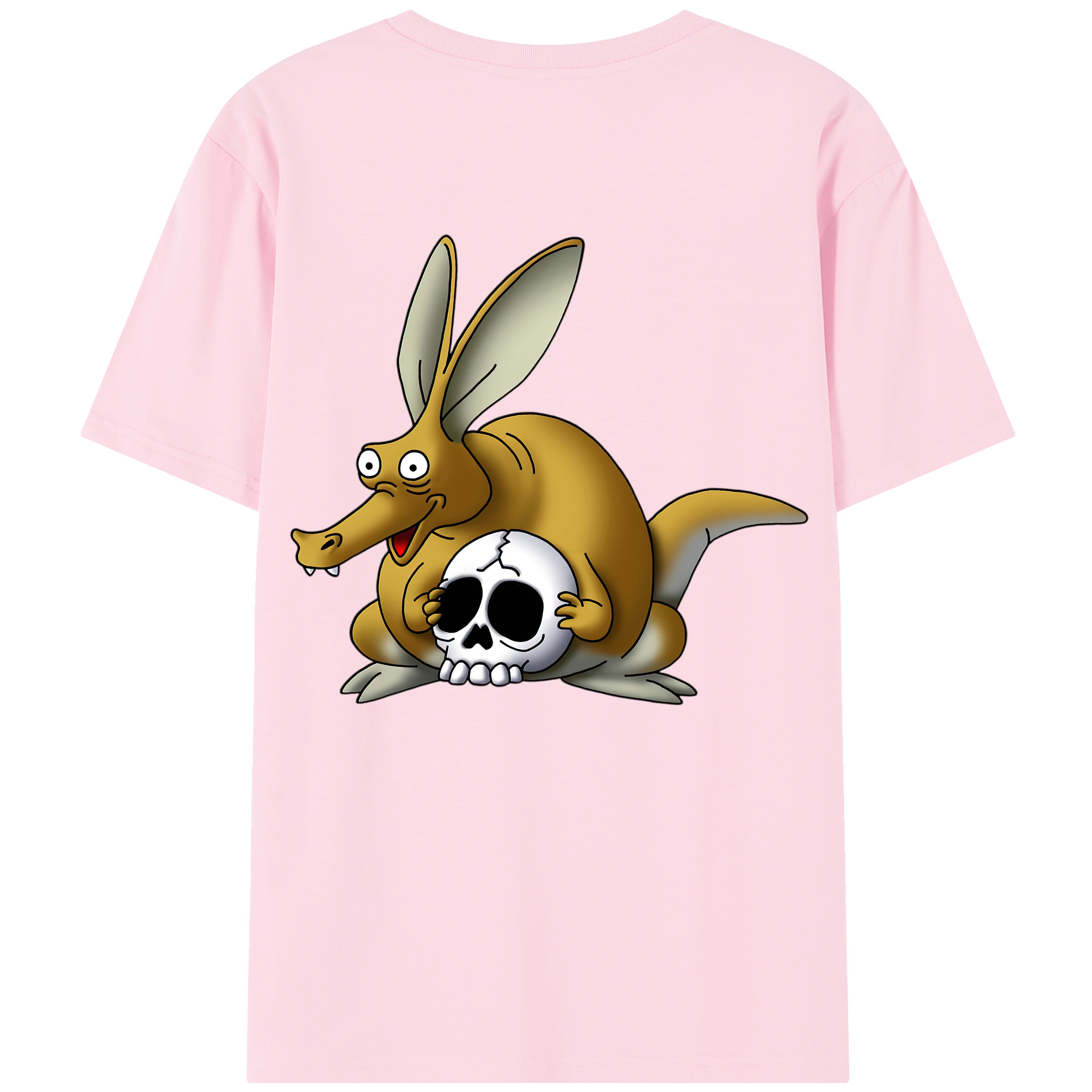 （画像用） ドラゴンクエスト Doragon Kuesuto Dragon Quest 綿100％半袖Tシャツ（背面プリント）