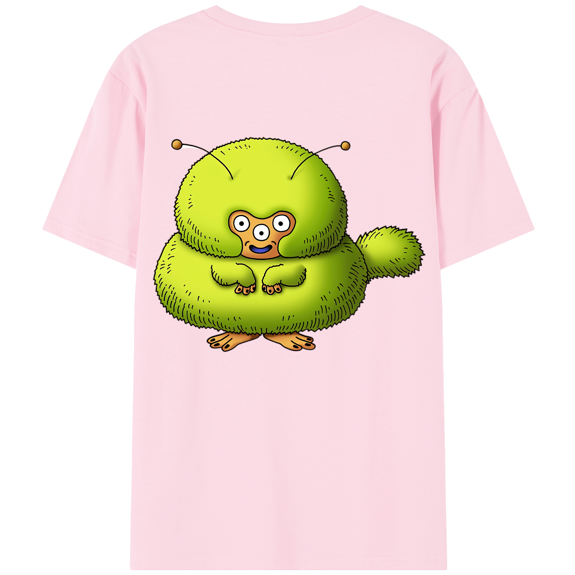 （画像用） ドラゴンクエスト Doragon Kuesuto Dragon Quest 綿100％半袖Tシャツ（背面プリント）