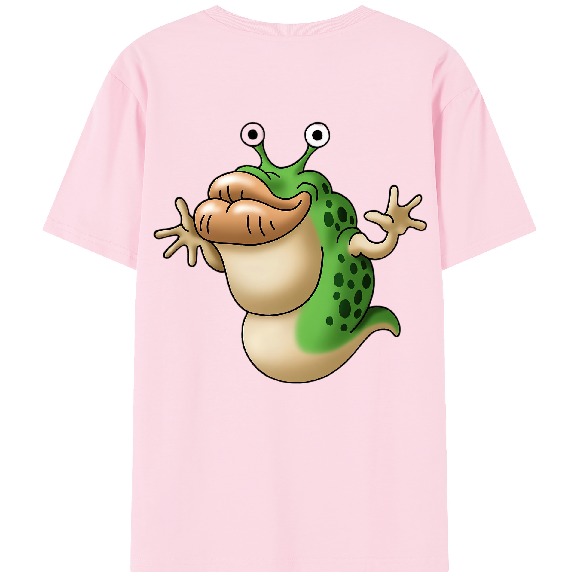 （画像用） ドラゴンクエスト Doragon Kuesuto Dragon Quest 綿100％半袖Tシャツ（背面プリント）