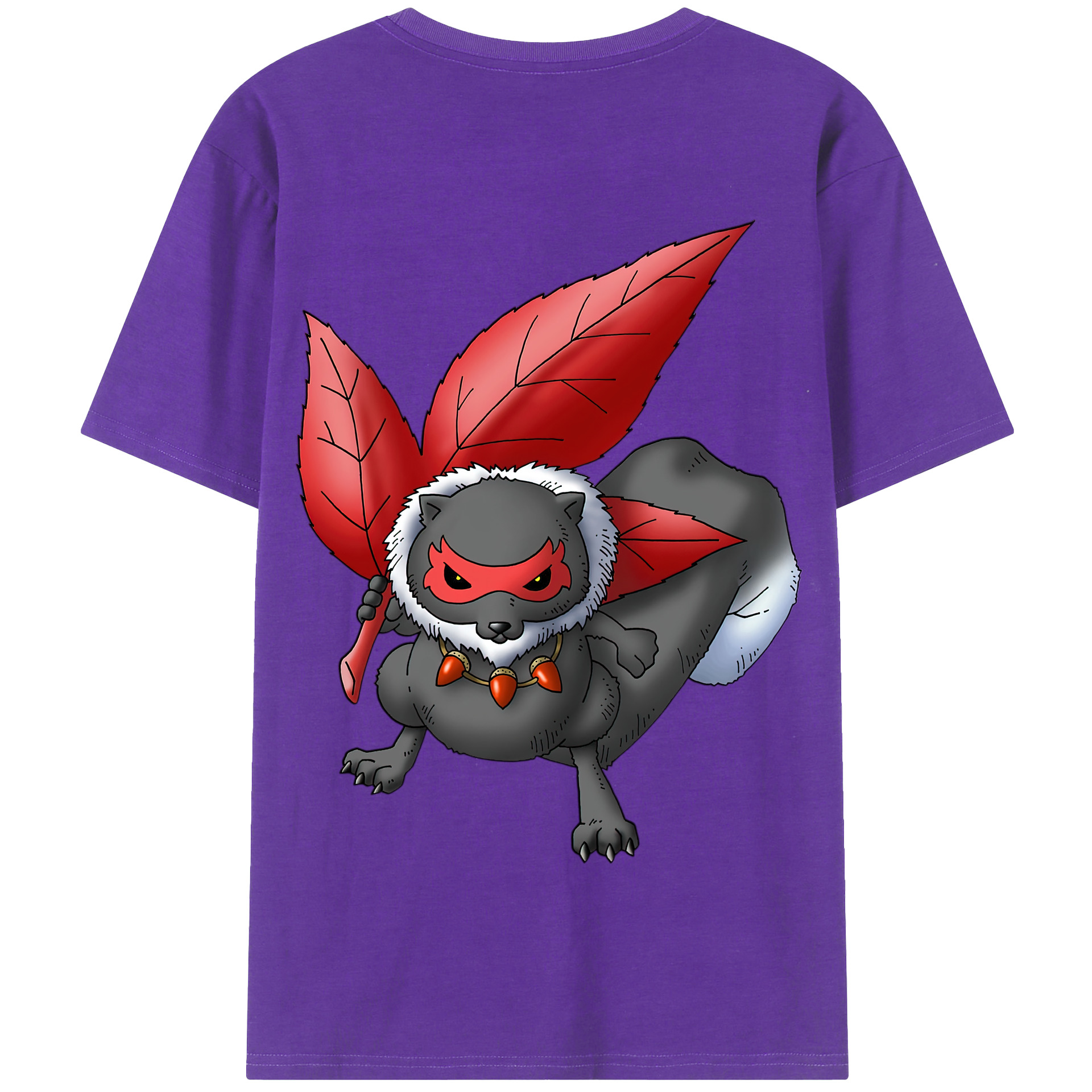 （画像用） ドラゴンクエスト Doragon Kuesuto Dragon Quest 綿100％半袖Tシャツ（背面プリント）