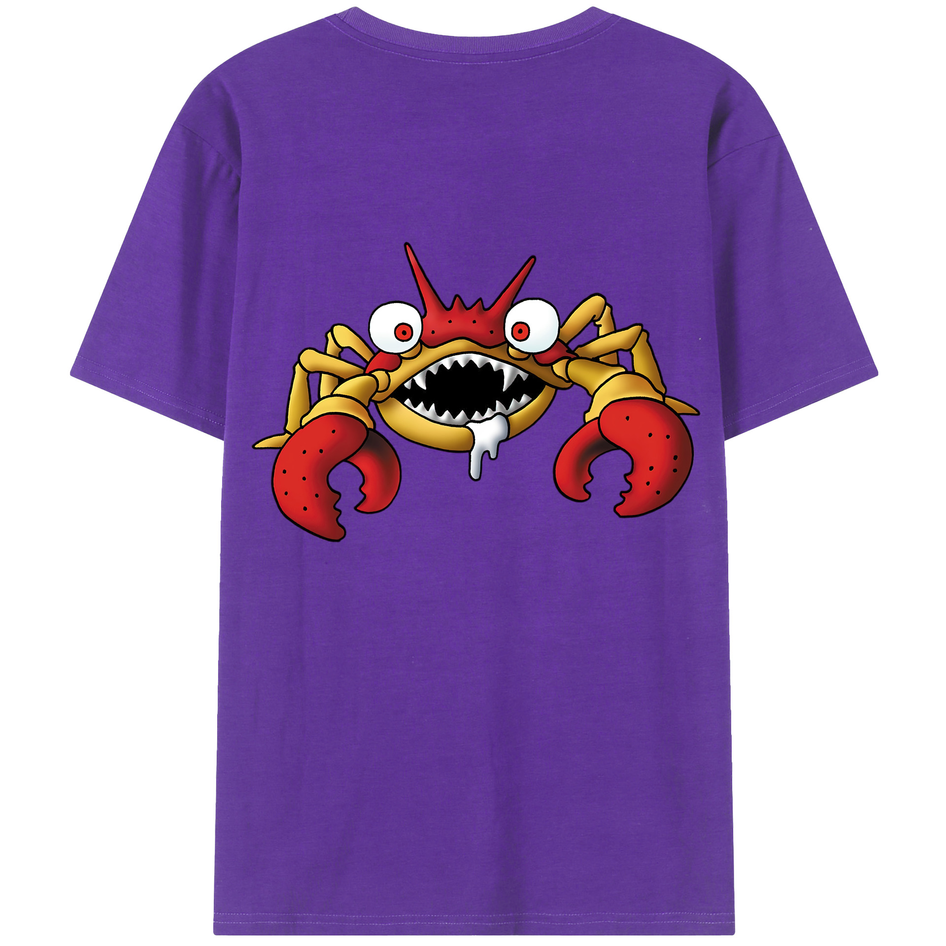 （画像用） ドラゴンクエスト Doragon Kuesuto Dragon Quest 綿100％半袖Tシャツ（背面プリント）