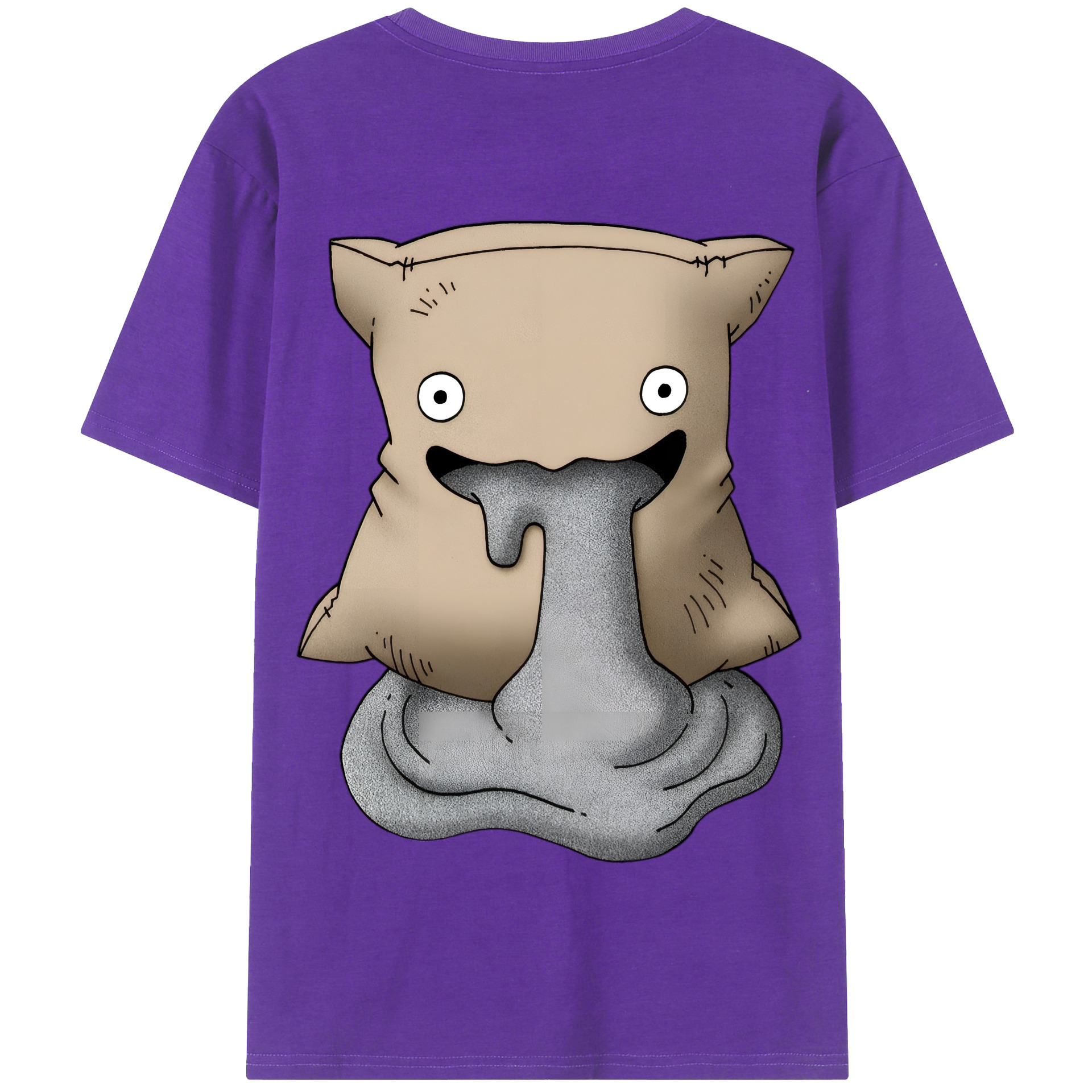 （画像用） ドラゴンクエスト Doragon Kuesuto Dragon Quest 綿100％半袖Tシャツ（背面プリント）
