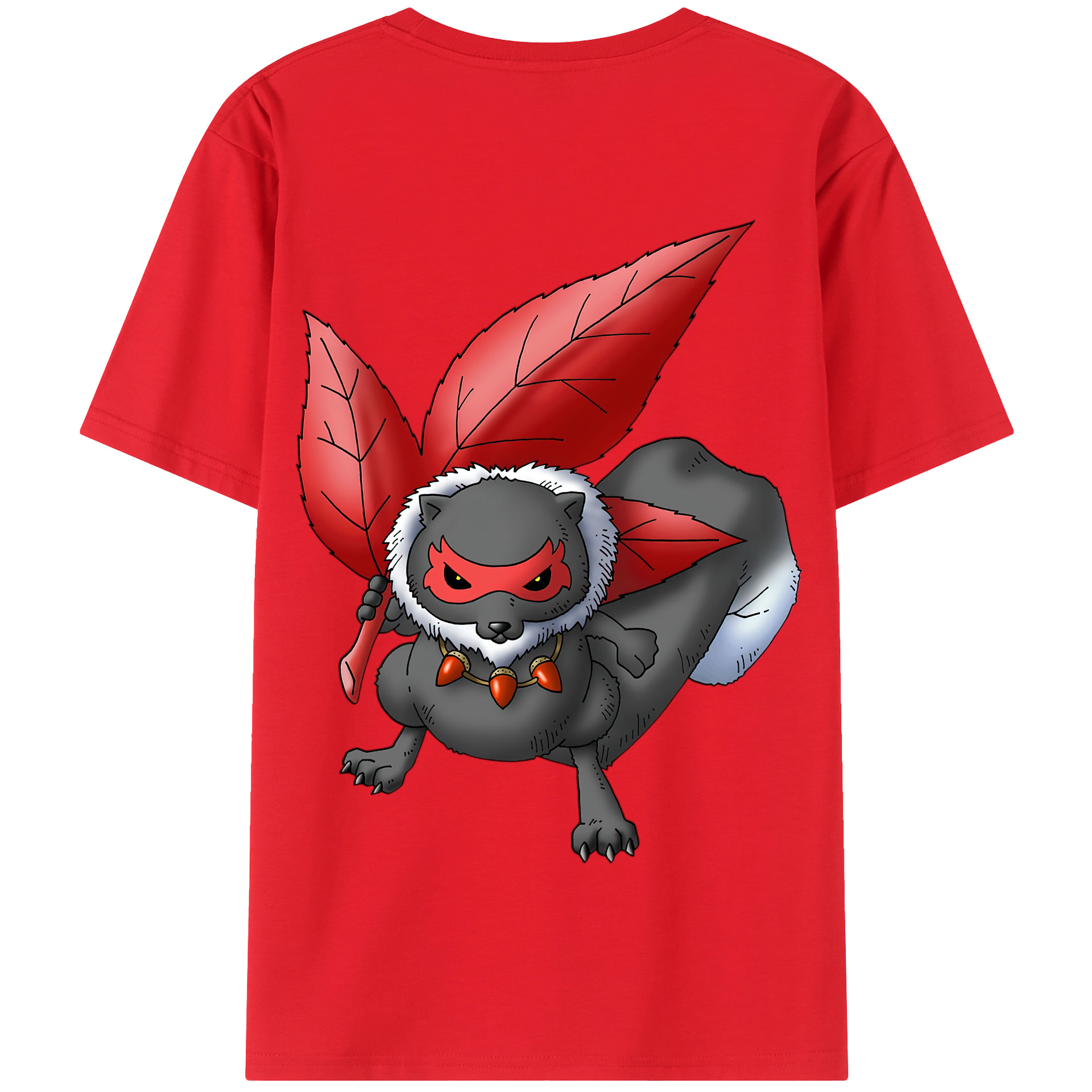 （画像用） ドラゴンクエスト Doragon Kuesuto Dragon Quest 綿100％半袖Tシャツ（背面プリント）