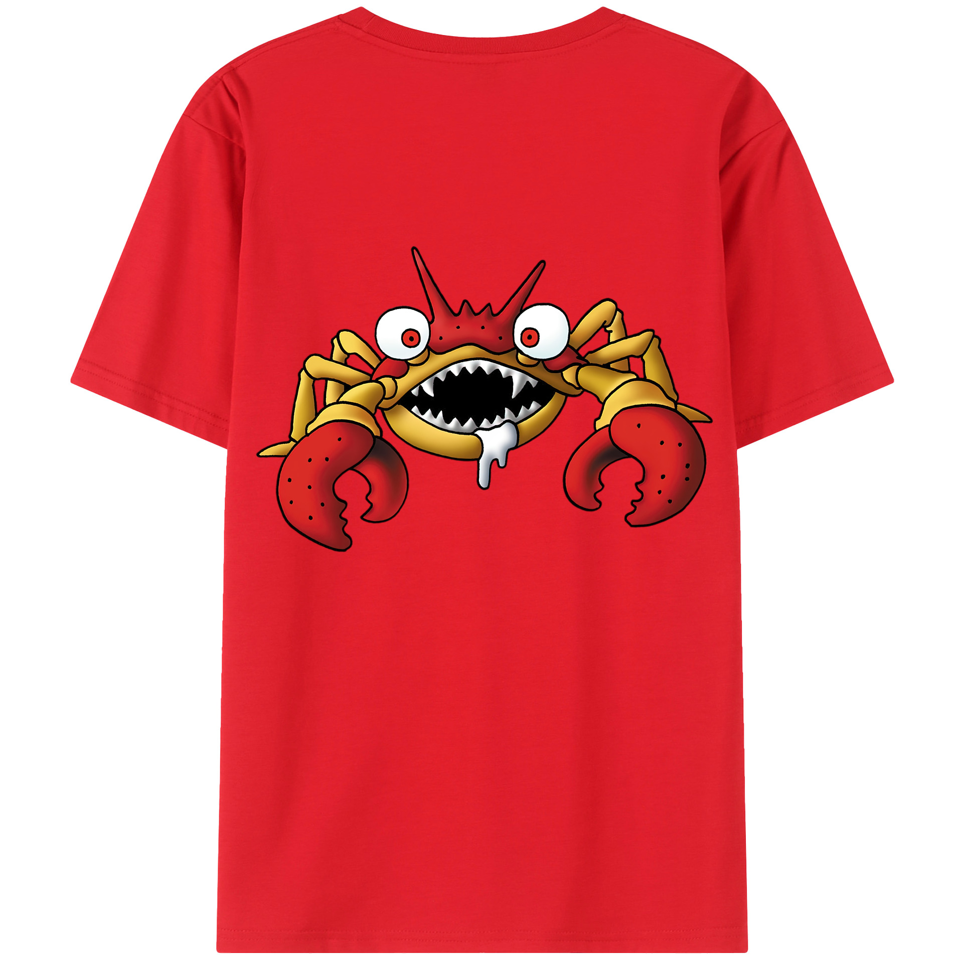 （画像用） ドラゴンクエスト Doragon Kuesuto Dragon Quest 綿100％半袖Tシャツ（背面プリント）