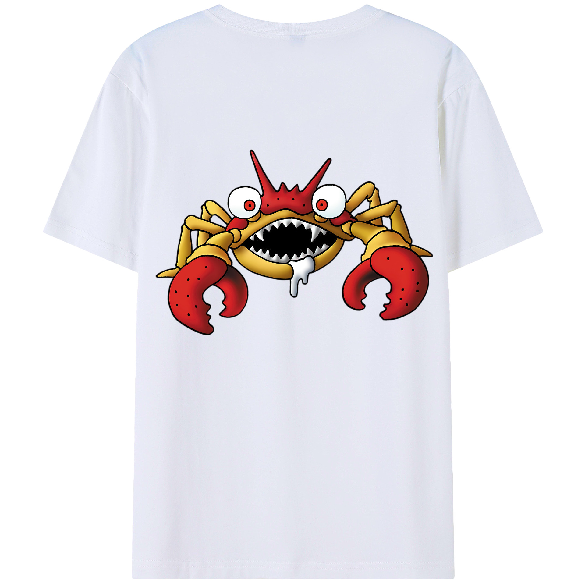 （画像用） ドラゴンクエスト Doragon Kuesuto Dragon Quest 綿100％半袖Tシャツ（背面プリント）