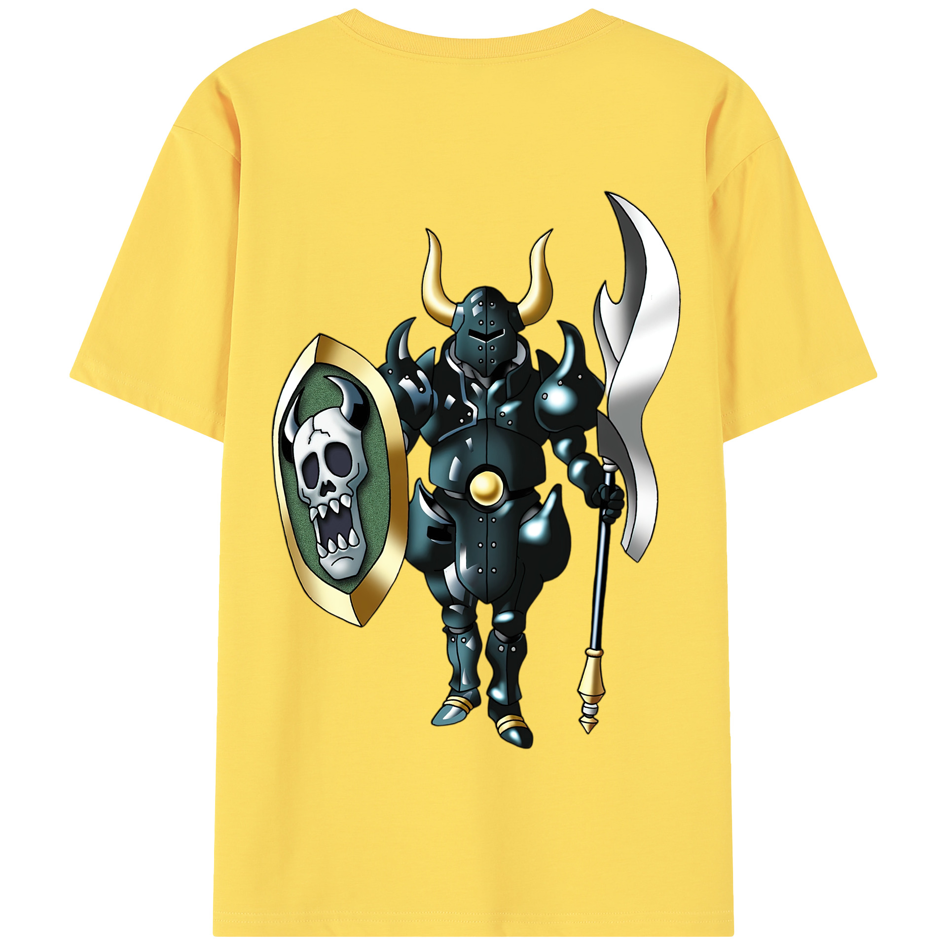 （画像用） ドラゴンクエスト Doragon Kuesuto Dragon Quest 綿100％半袖Tシャツ（背面プリント）