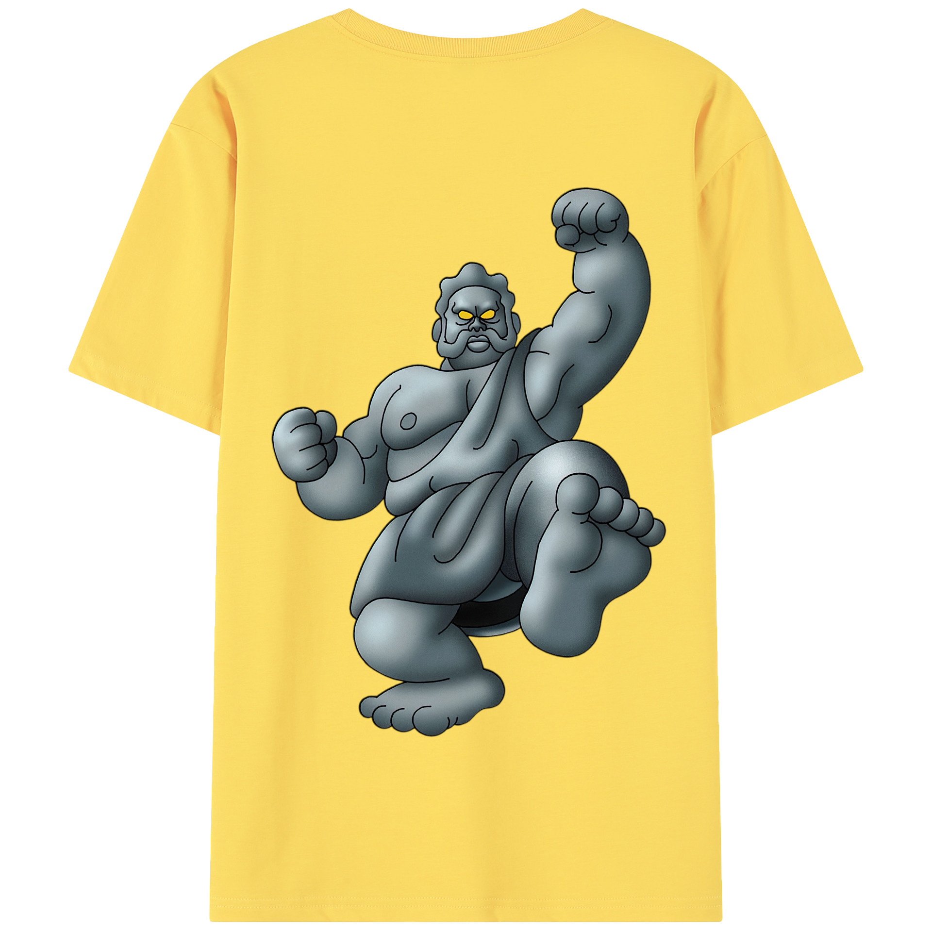 （画像用） ドラゴンクエスト Doragon Kuesuto Dragon Quest 綿100％半袖Tシャツ（背面プリント）