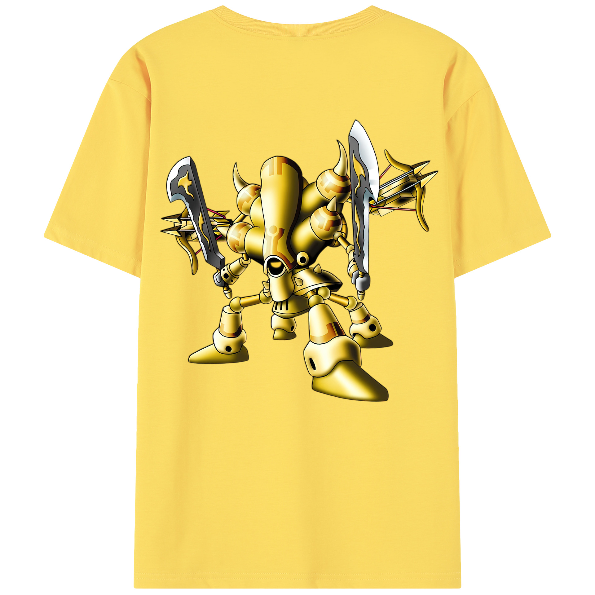 （画像用） ドラゴンクエスト Doragon Kuesuto Dragon Quest 綿100％半袖Tシャツ（背面プリント）