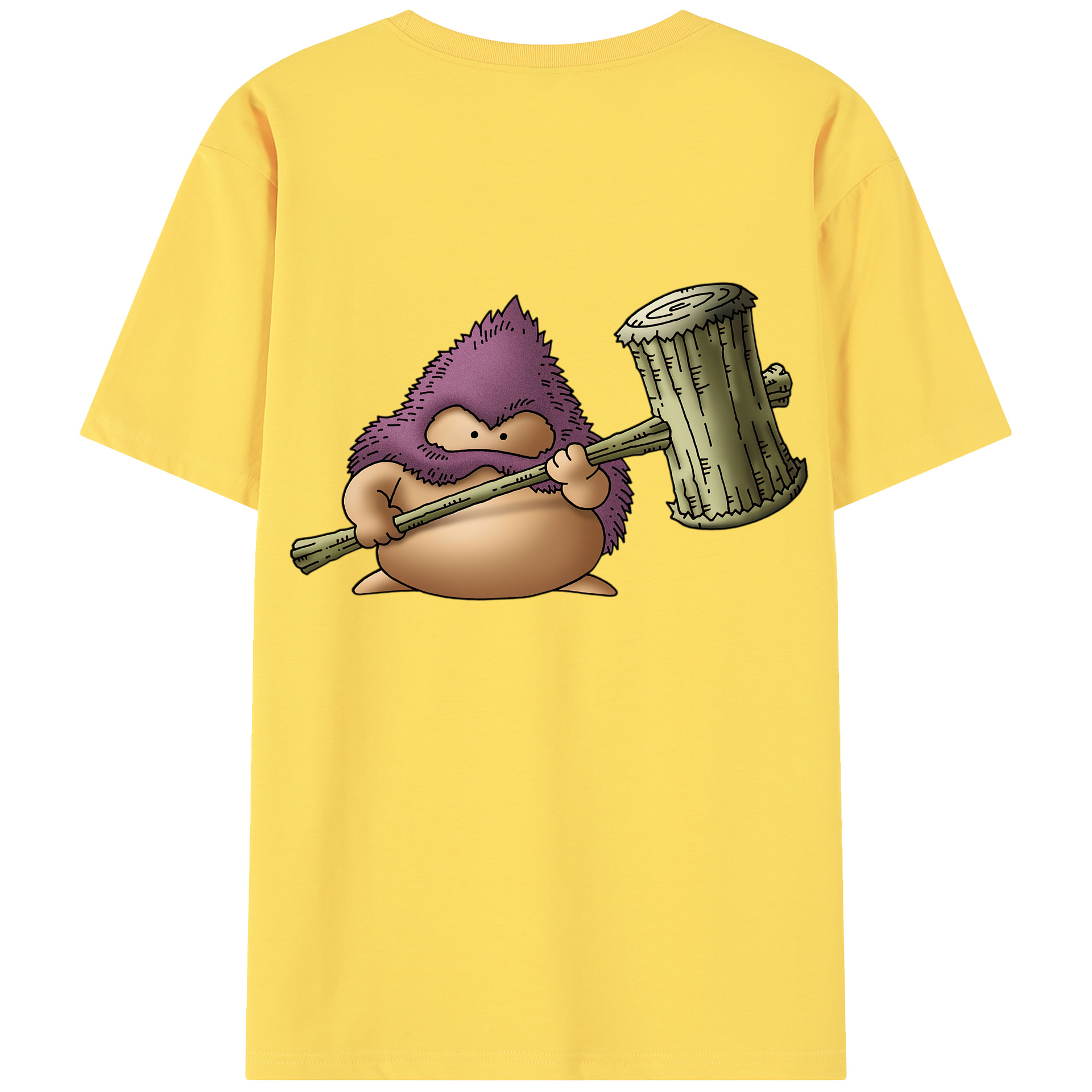 （画像用） ドラゴンクエスト Doragon Kuesuto Dragon Quest 綿100％半袖Tシャツ（背面プリント）