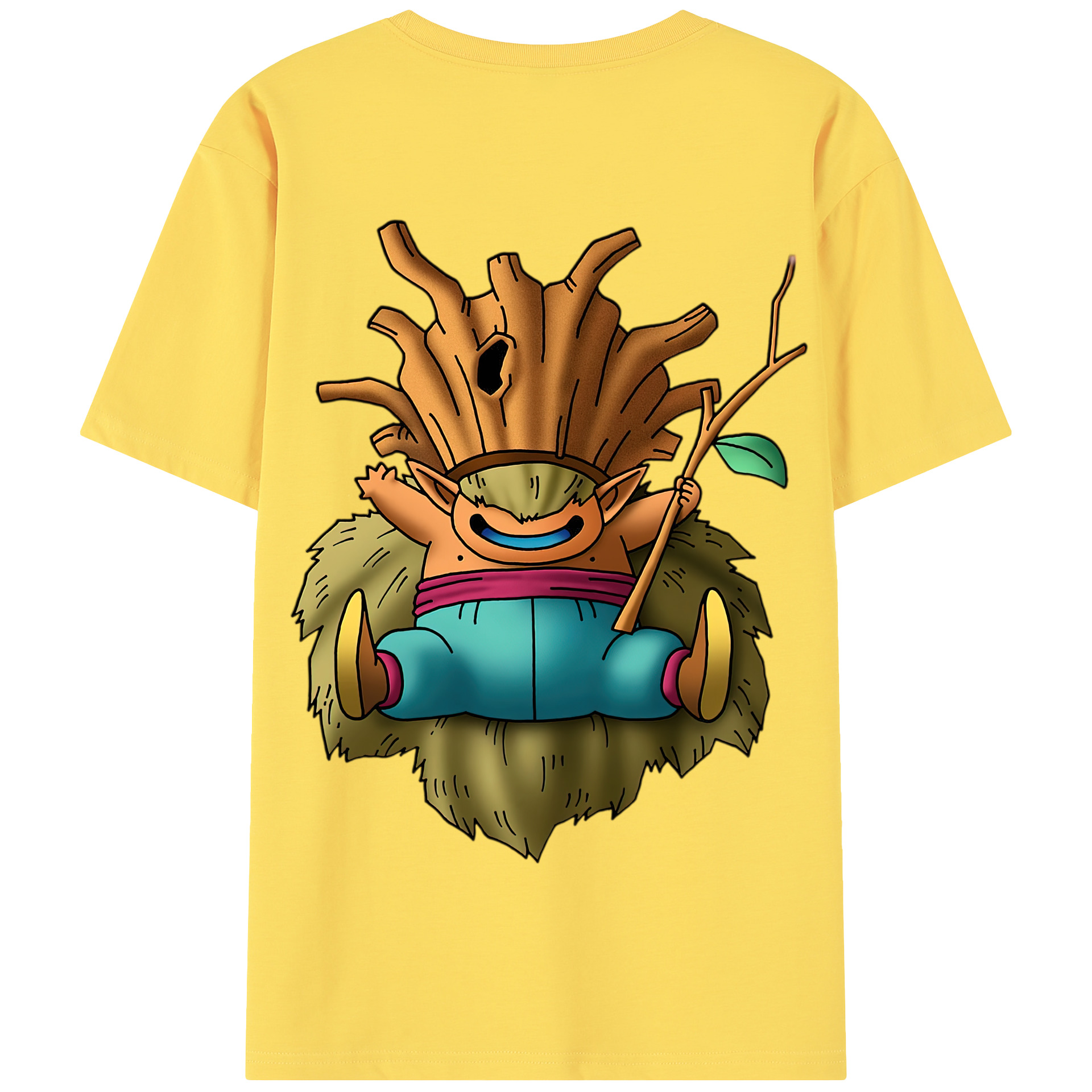 （画像用） ドラゴンクエスト Doragon Kuesuto Dragon Quest 綿100％半袖Tシャツ（背面プリント）