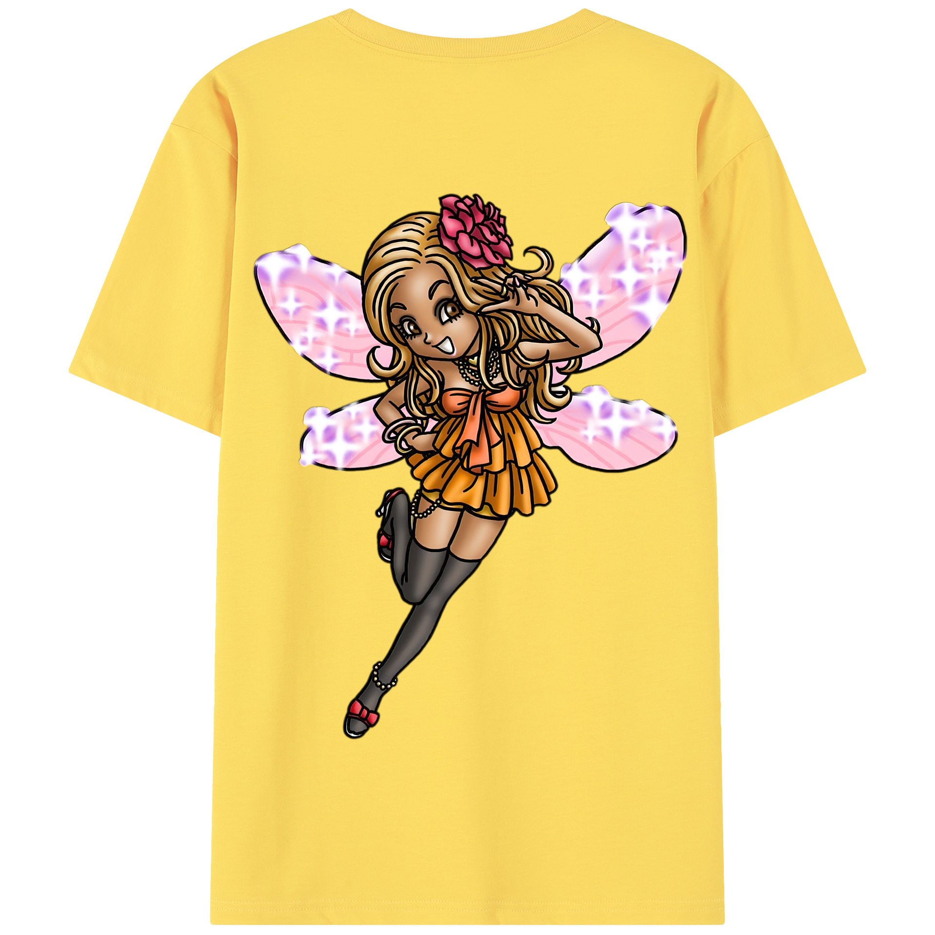 （画像用） ドラゴンクエスト Doragon Kuesuto Dragon Quest 綿100％半袖Tシャツ（背面プリント）