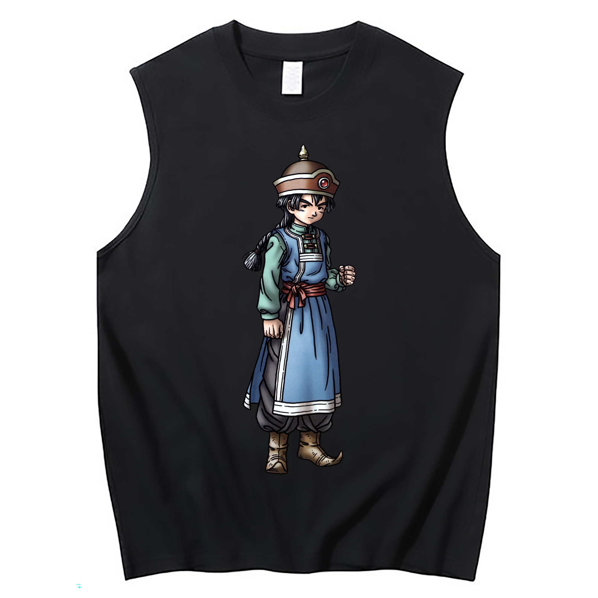 （画像用） ドラゴンクエスト Doragon Kuesuto Dragon Quest コットン100％タンクトップ（フロントプリント）