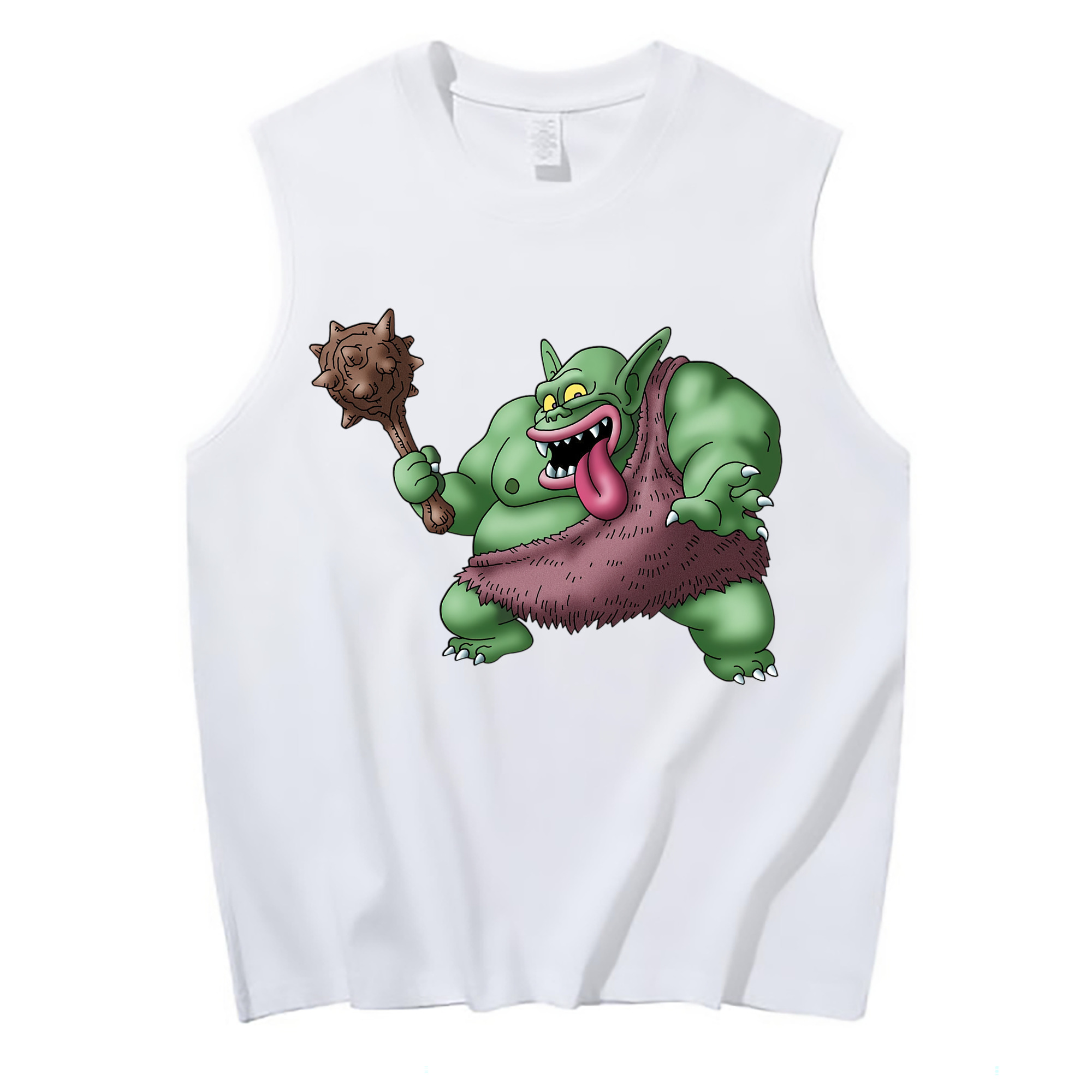 （画像用） ドラゴンクエスト Doragon Kuesuto Dragon Quest コットン100％タンクトップ（フロントプリント）
