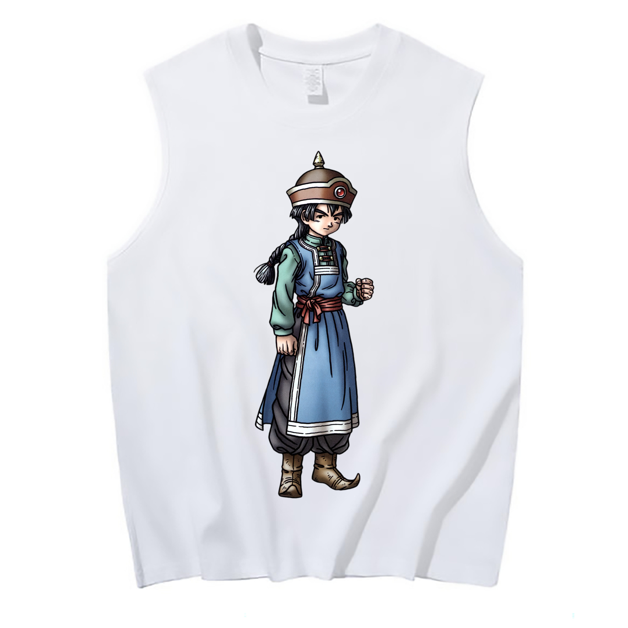 （画像用） ドラゴンクエスト Doragon Kuesuto Dragon Quest コットン100％タンクトップ（フロントプリント）