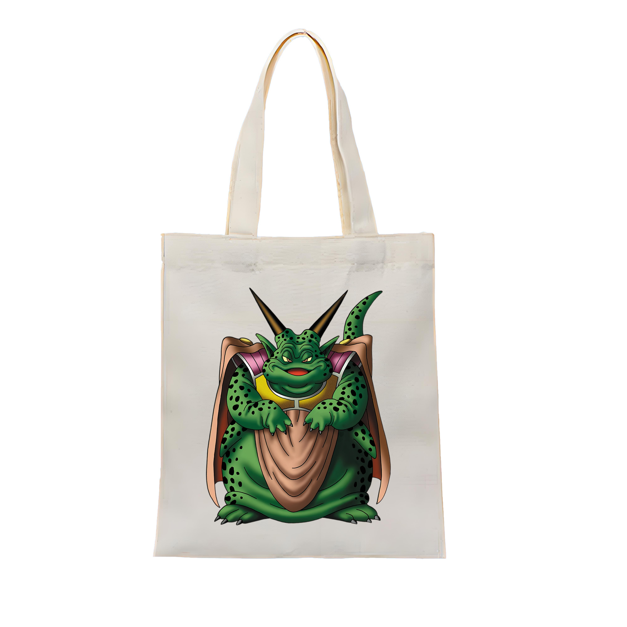 （画像用） ドラゴンクエスト Doragon Kuesuto Dragon Quest 縦型キャンバス生地手提げバッグ　トートバッグ