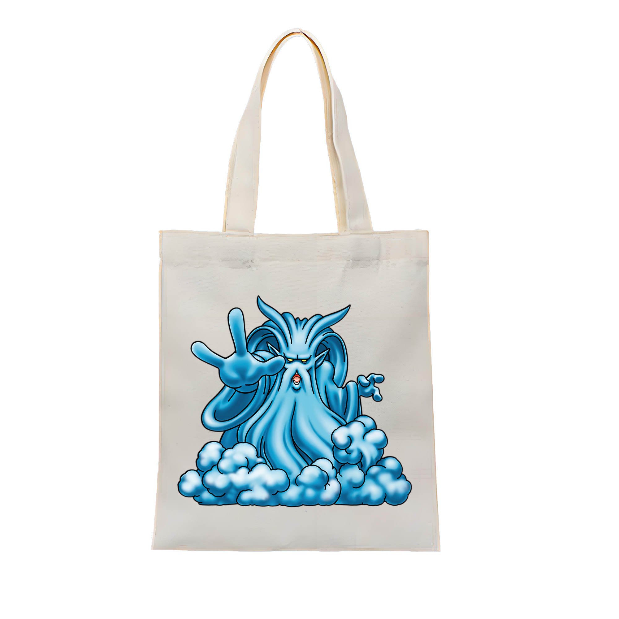 （画像用） ドラゴンクエスト Doragon Kuesuto Dragon Quest 縦型キャンバス生地手提げバッグ　トートバッグ