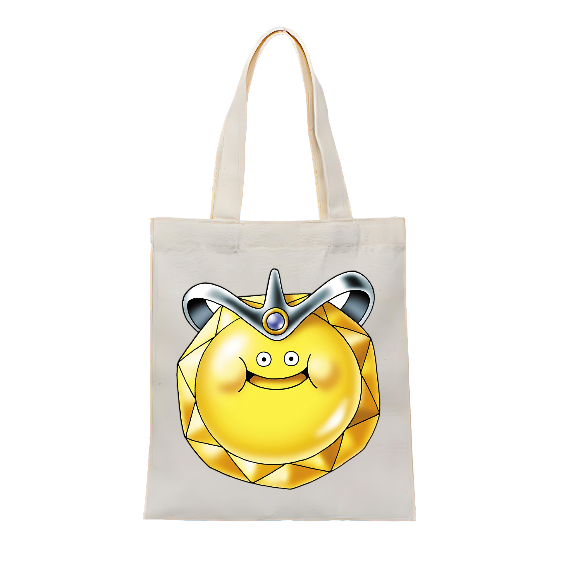 （画像用） ドラゴンクエスト Doragon Kuesuto Dragon Quest 縦型キャンバス生地手提げバッグ　トートバッグ
