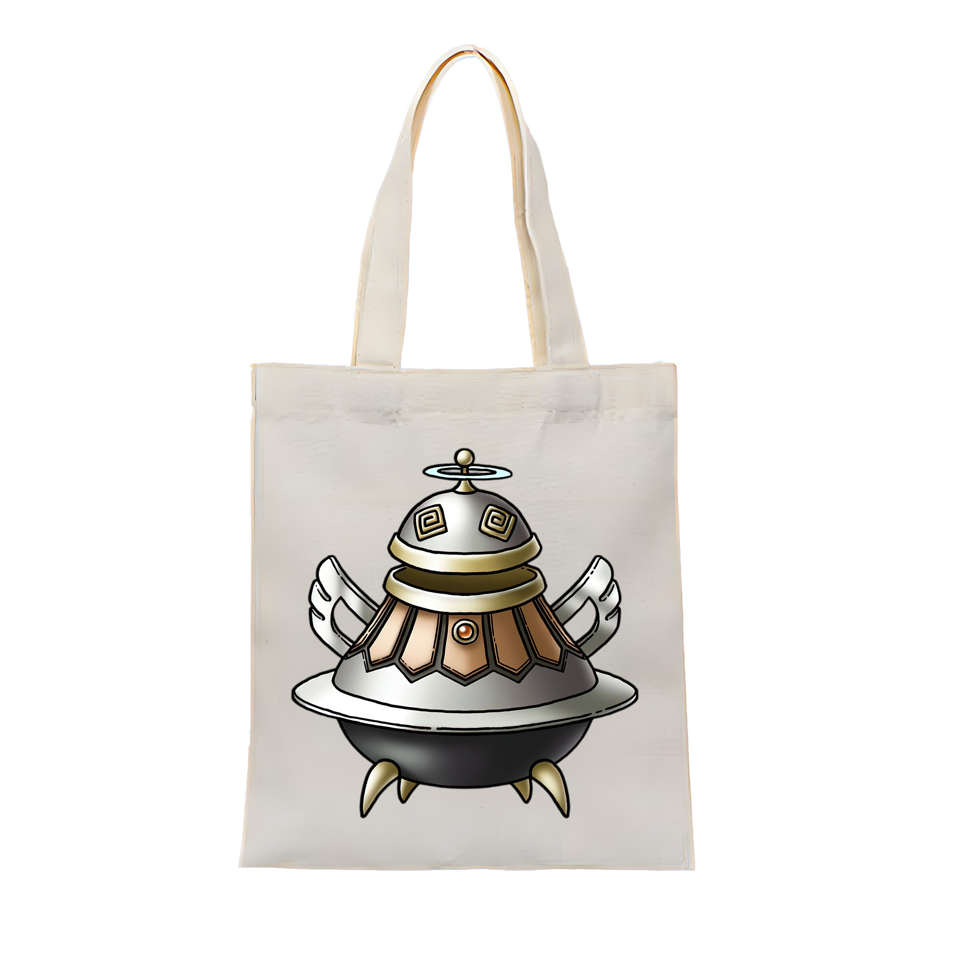 （画像用） ドラゴンクエスト Doragon Kuesuto Dragon Quest 縦型キャンバス生地手提げバッグ　トートバッグ