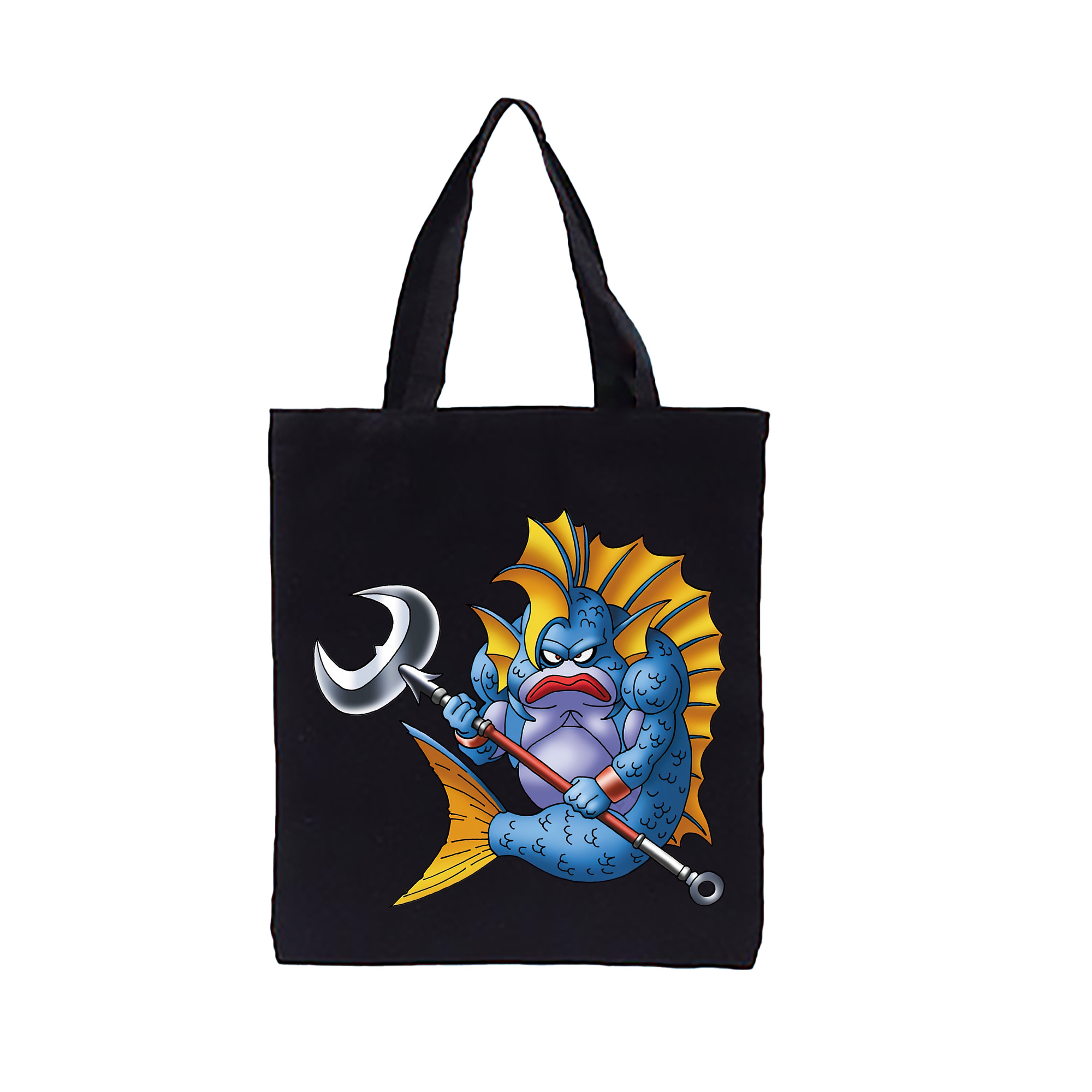 （画像用） ドラゴンクエスト Doragon Kuesuto Dragon Quest 縦型キャンバス生地手提げバッグ　トートバッグ