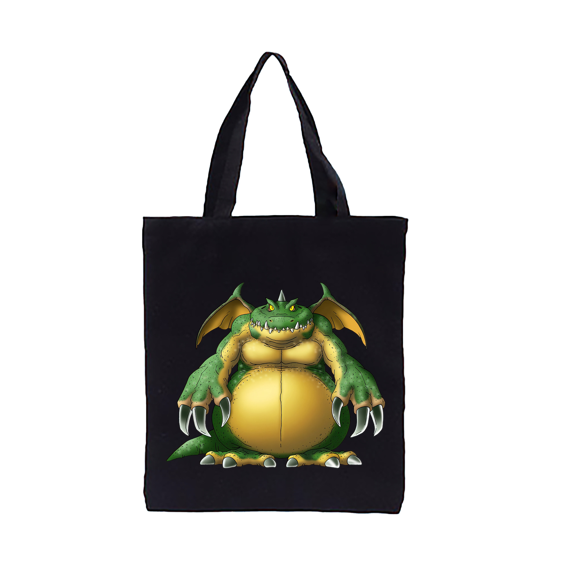 （画像用） ドラゴンクエスト Doragon Kuesuto Dragon Quest 縦型キャンバス生地手提げバッグ　トートバッグ