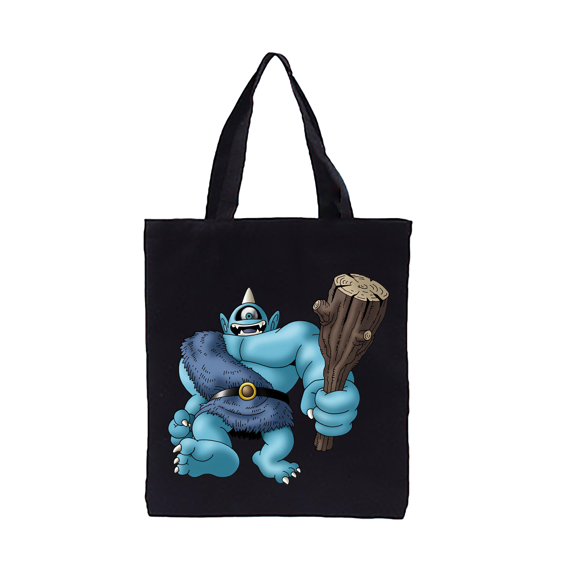 （画像用） ドラゴンクエスト Doragon Kuesuto Dragon Quest 縦型キャンバス生地手提げバッグ　トートバッグ