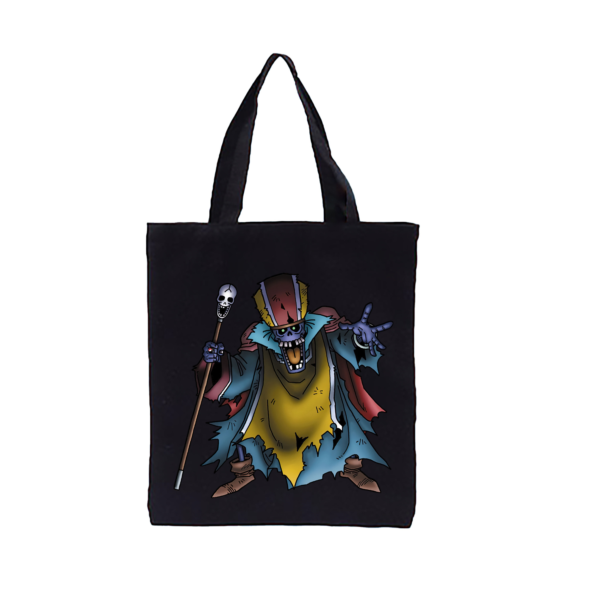 （画像用） ドラゴンクエスト Doragon Kuesuto Dragon Quest 縦型キャンバス生地手提げバッグ　トートバッグ
