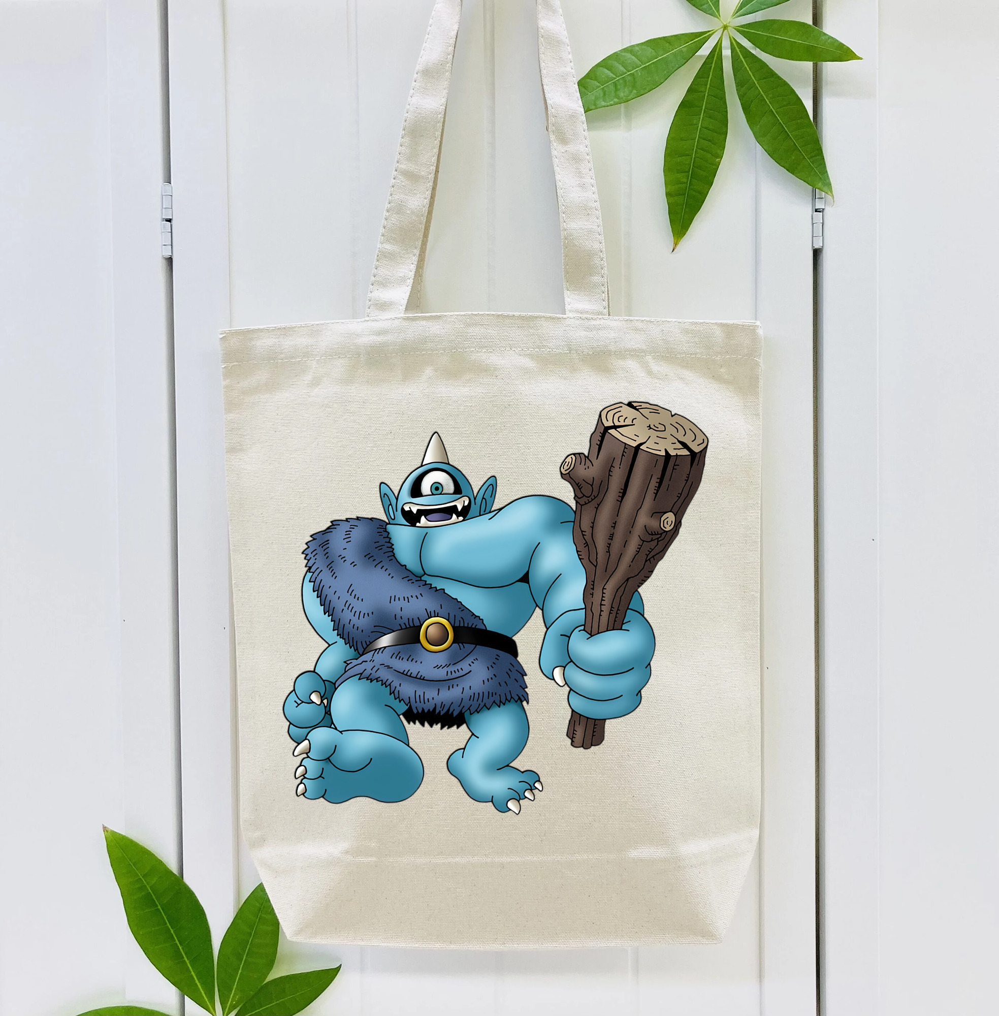 ドラゴンクエスト Doragon Kuesuto Dragon Quest 縦型キャンバス生地手提げバッグ　トートバッグ