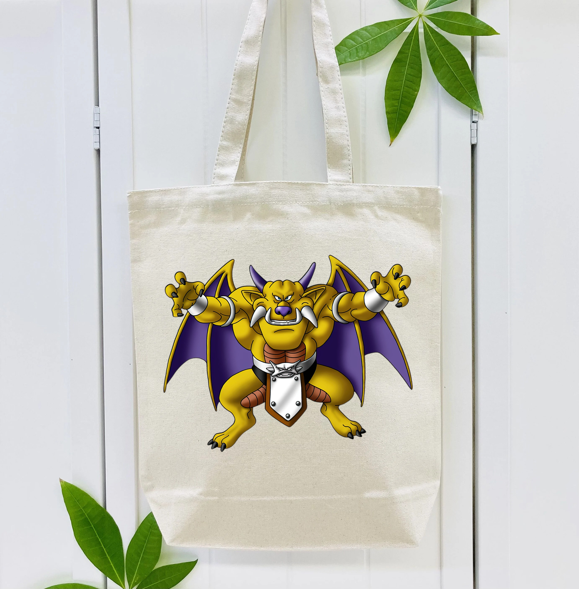 ドラゴンクエスト Doragon Kuesuto Dragon Quest 縦型キャンバス生地手提げバッグ　トートバッグ