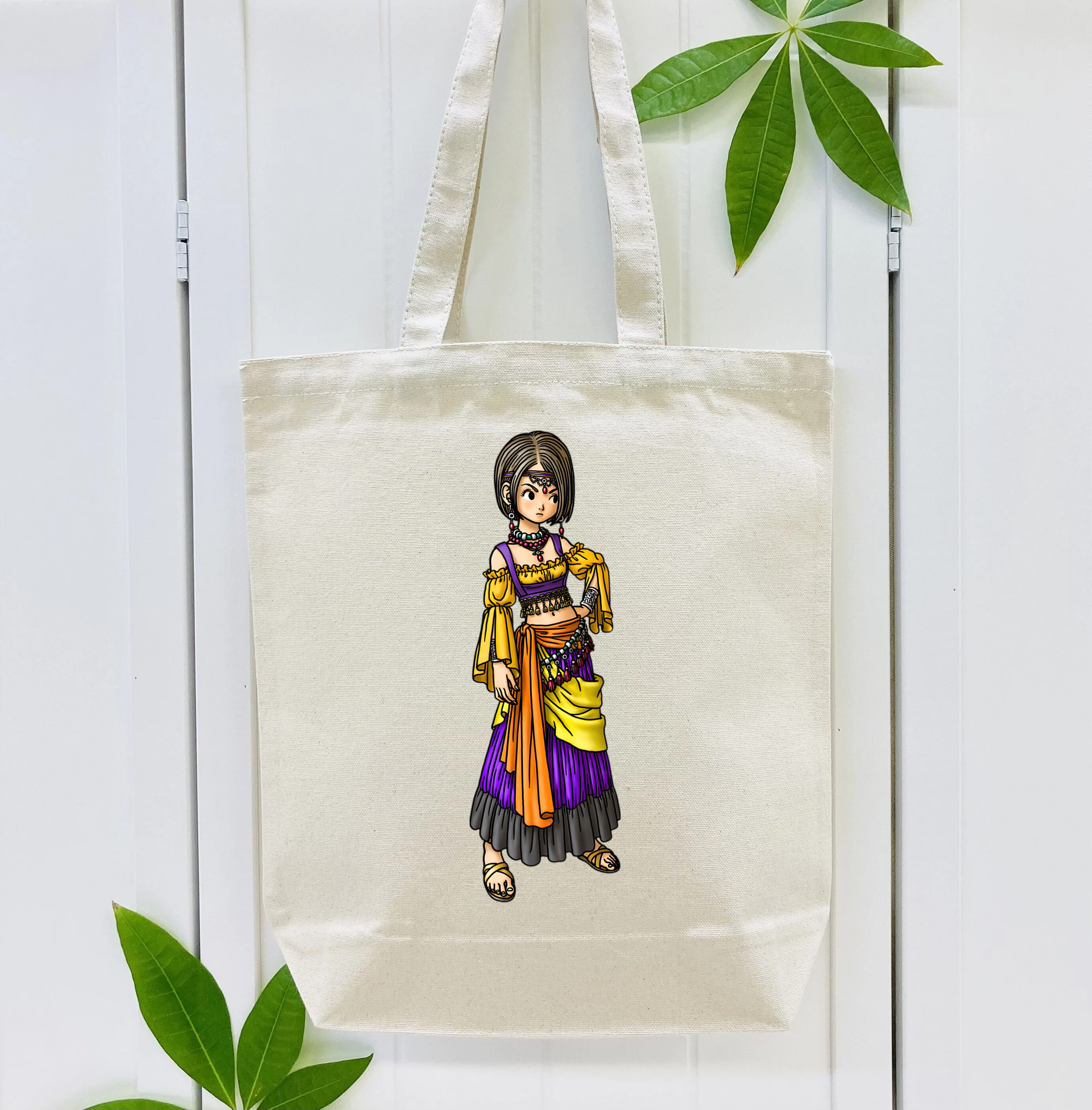 ドラゴンクエスト Doragon Kuesuto Dragon Quest 縦型キャンバス生地手提げバッグ　トートバッグ