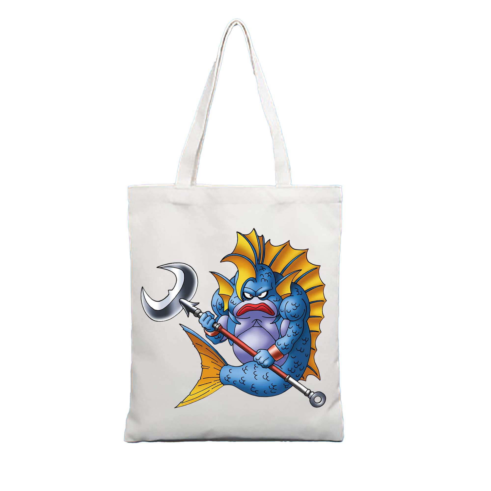 （画像用） ドラゴンクエスト Doragon Kuesuto Dragon Quest 縦型キャンバス生地手提げバッグ　トートバッグ